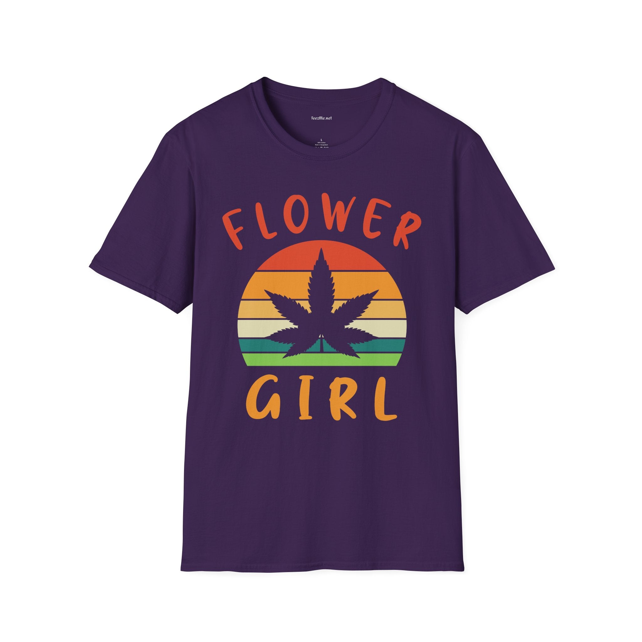 Flower Girl 420 Unisex Softstyle T-Shirt 100% Cotton Graphic