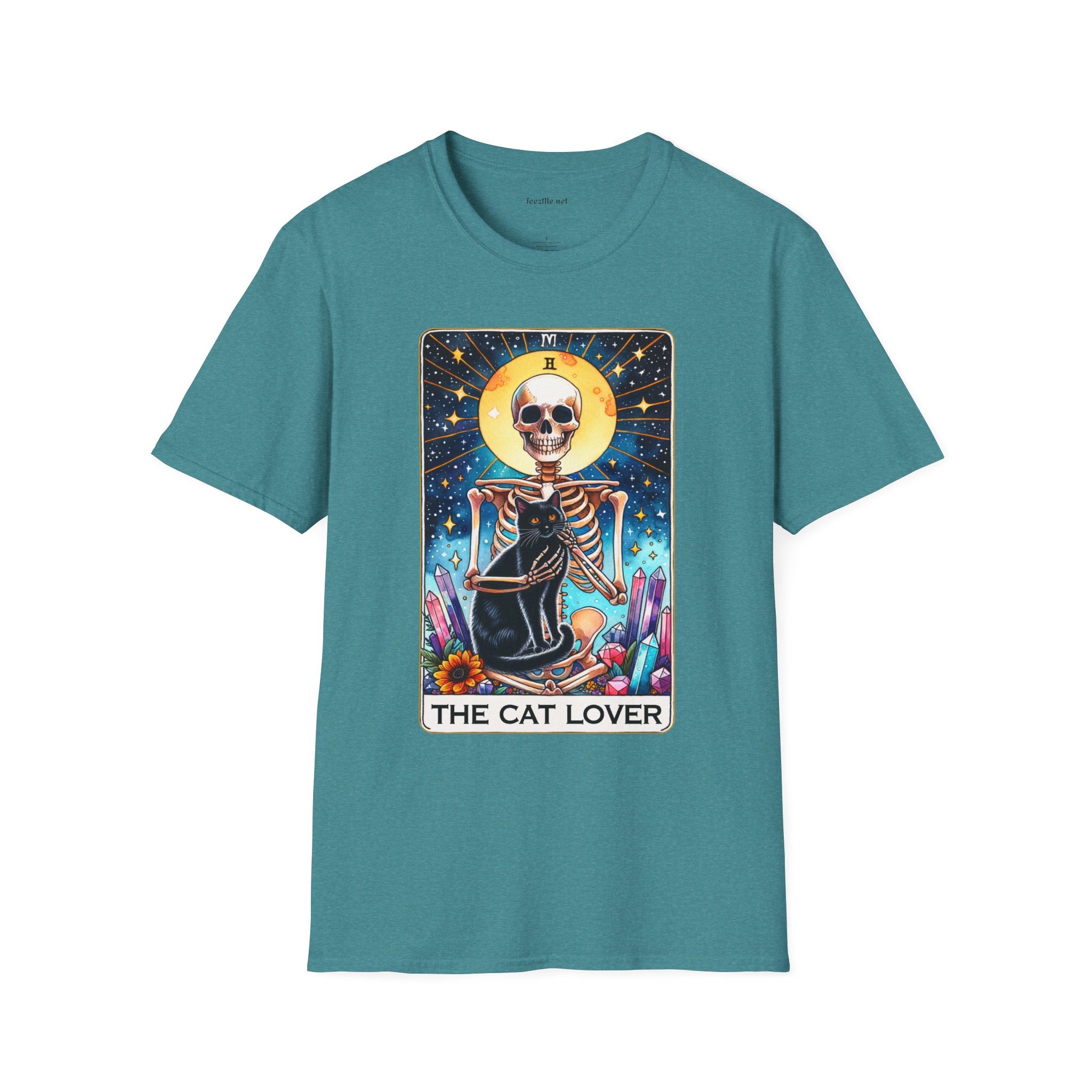 The Cat Lover Tarot Unisex Softstyle T-Shirt 100% Cotton Graphic