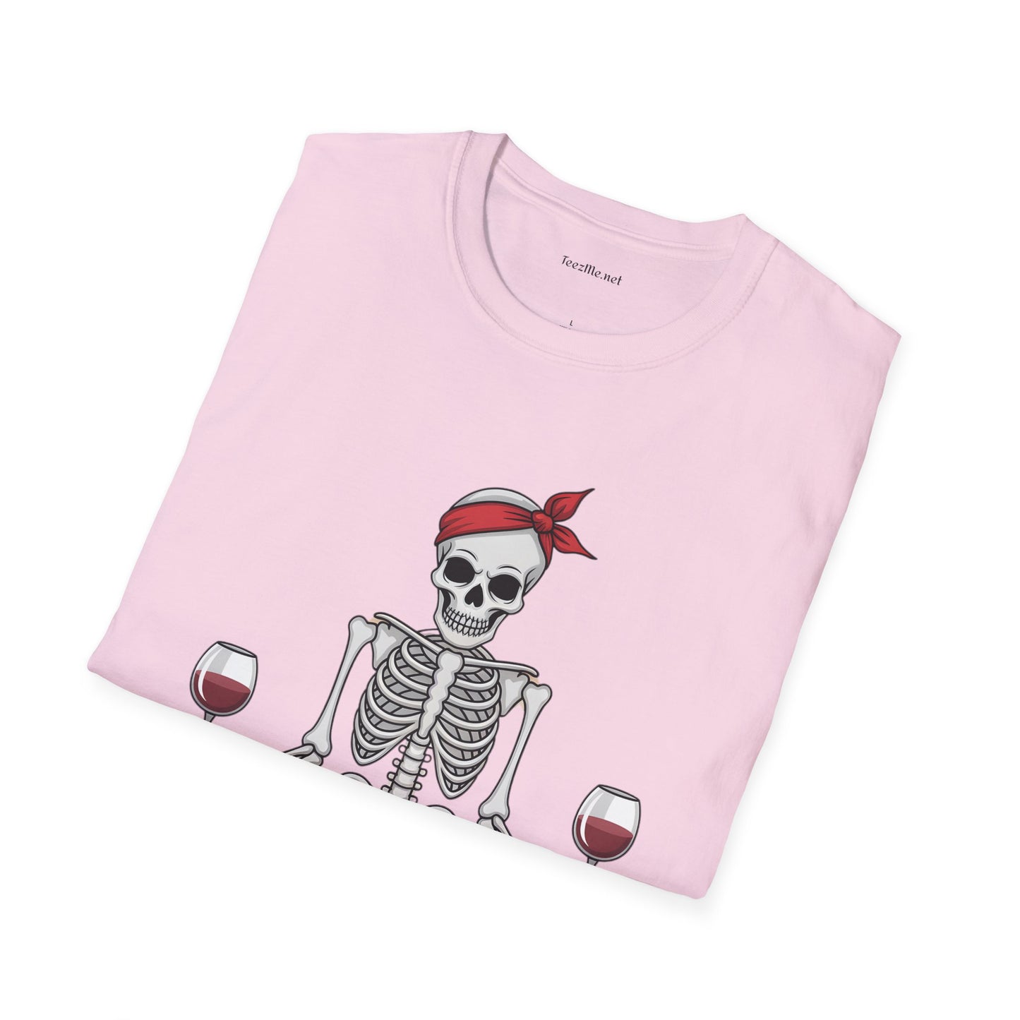 Namaste Skeleton - Unisex Softstyle T-Shirt 100% Cotton Graphic