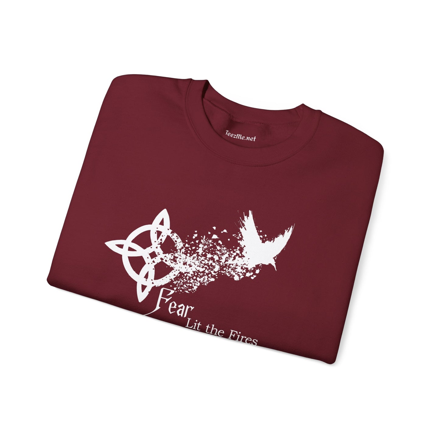 Fear Lit the Fires Unisex Heavy Blend™ Crewneck Sweatshirt Graphic