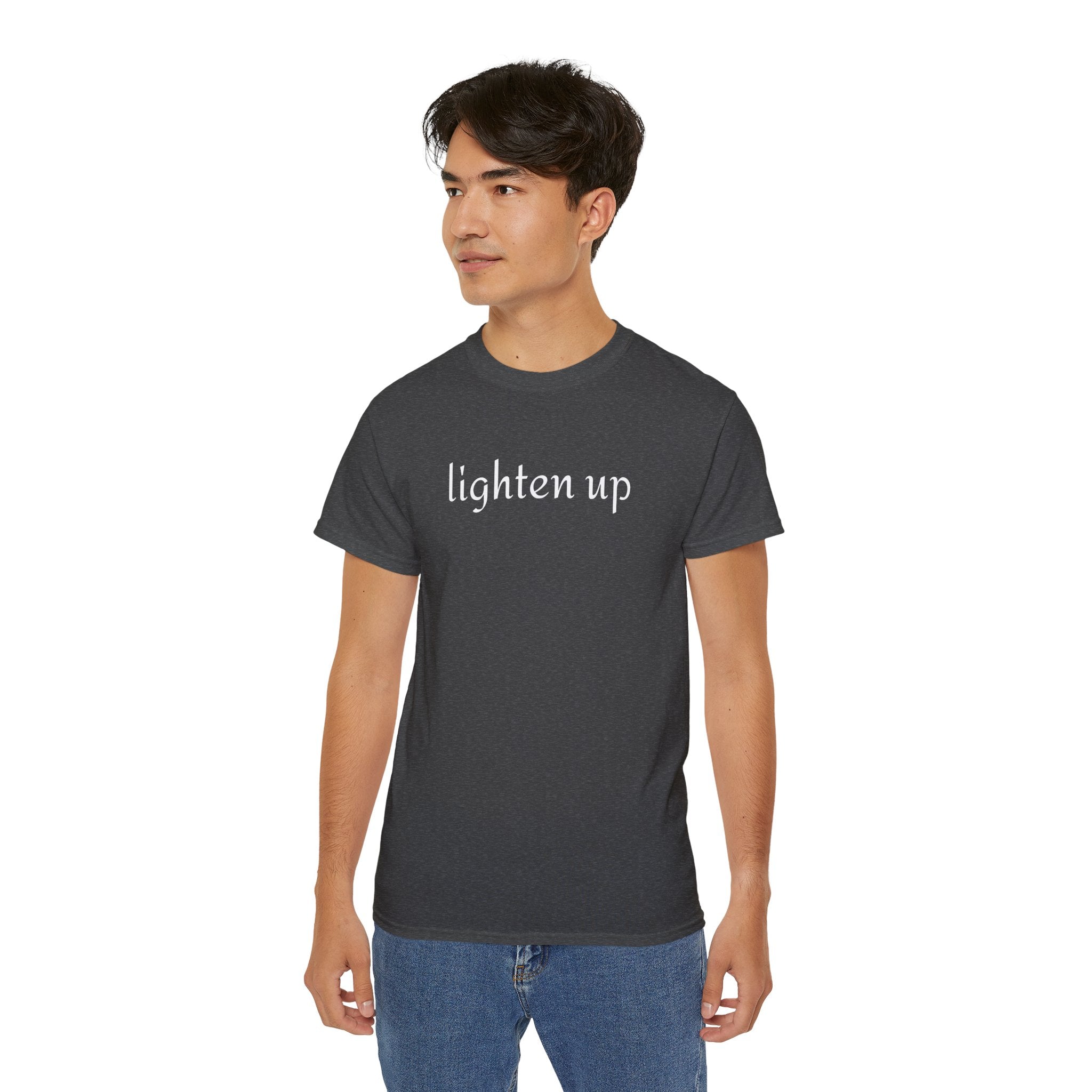 Lighten up -  Unisex Ultra Cotton Tee 100% Cotton Graphic
