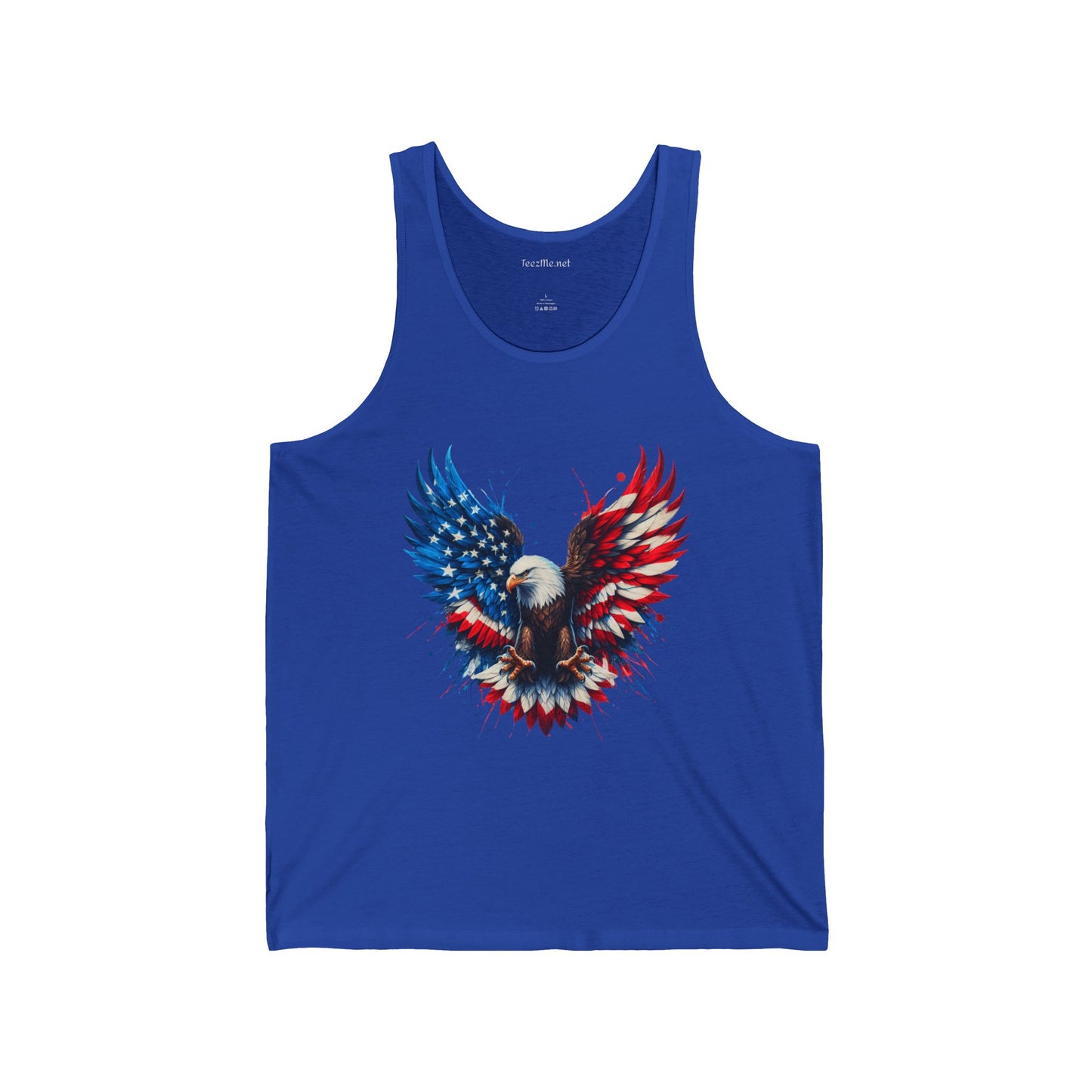Patriotic Eagle - Unisex Jersey Tank