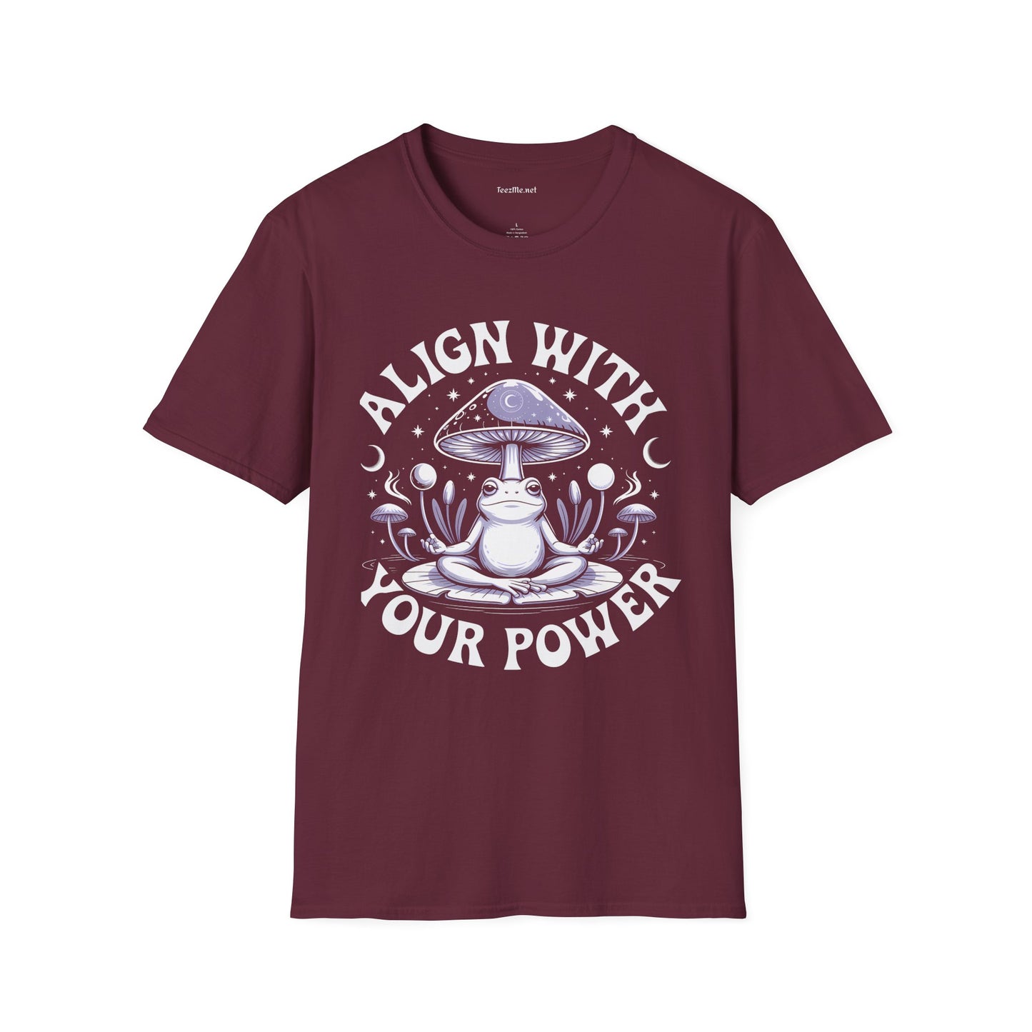 Align With Your Power Frog 01 Unisex Softstyle T-Shirt 100% Cotton