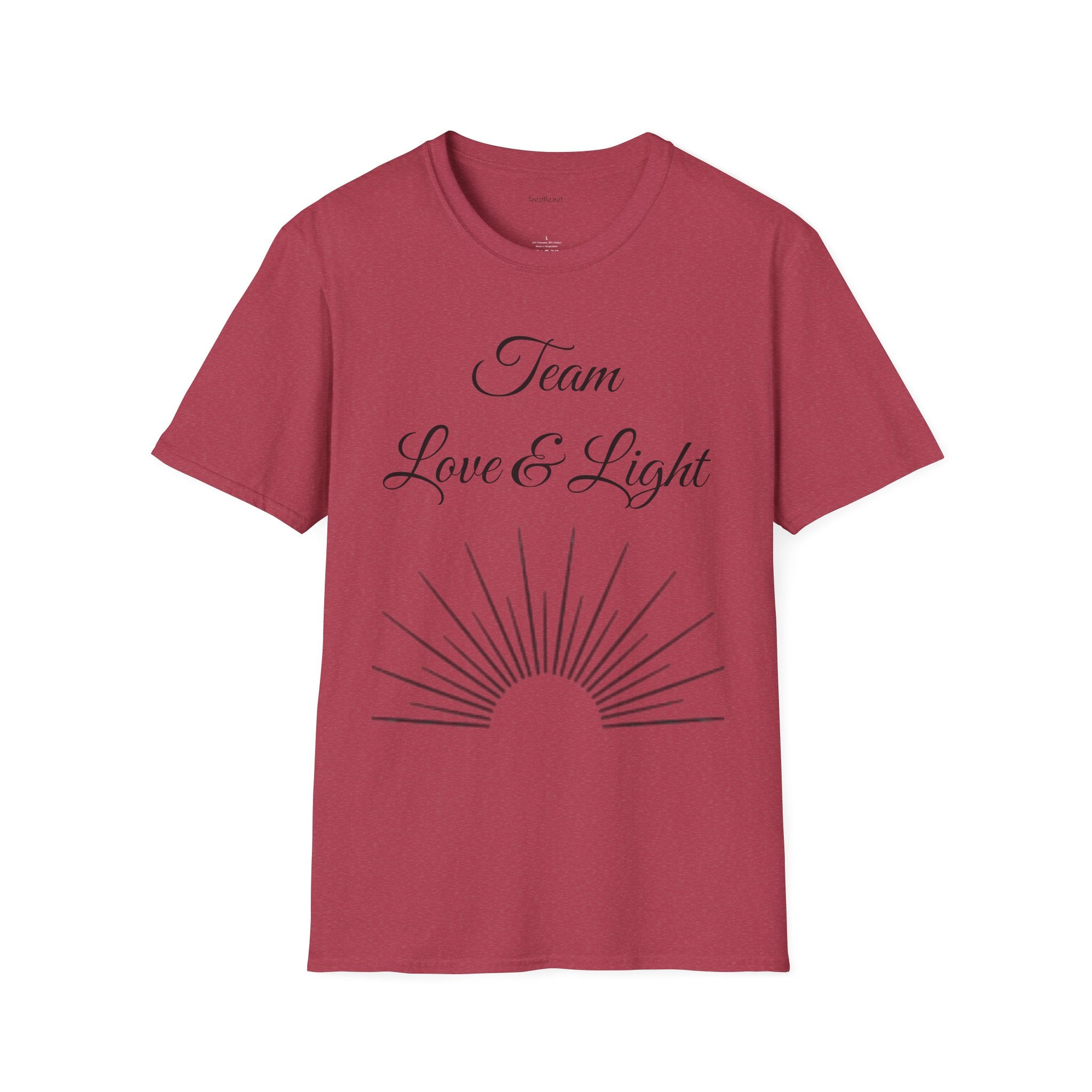 Team Love & Light - Unisex Softstyle T-Shirt 100% Cotton Graphic