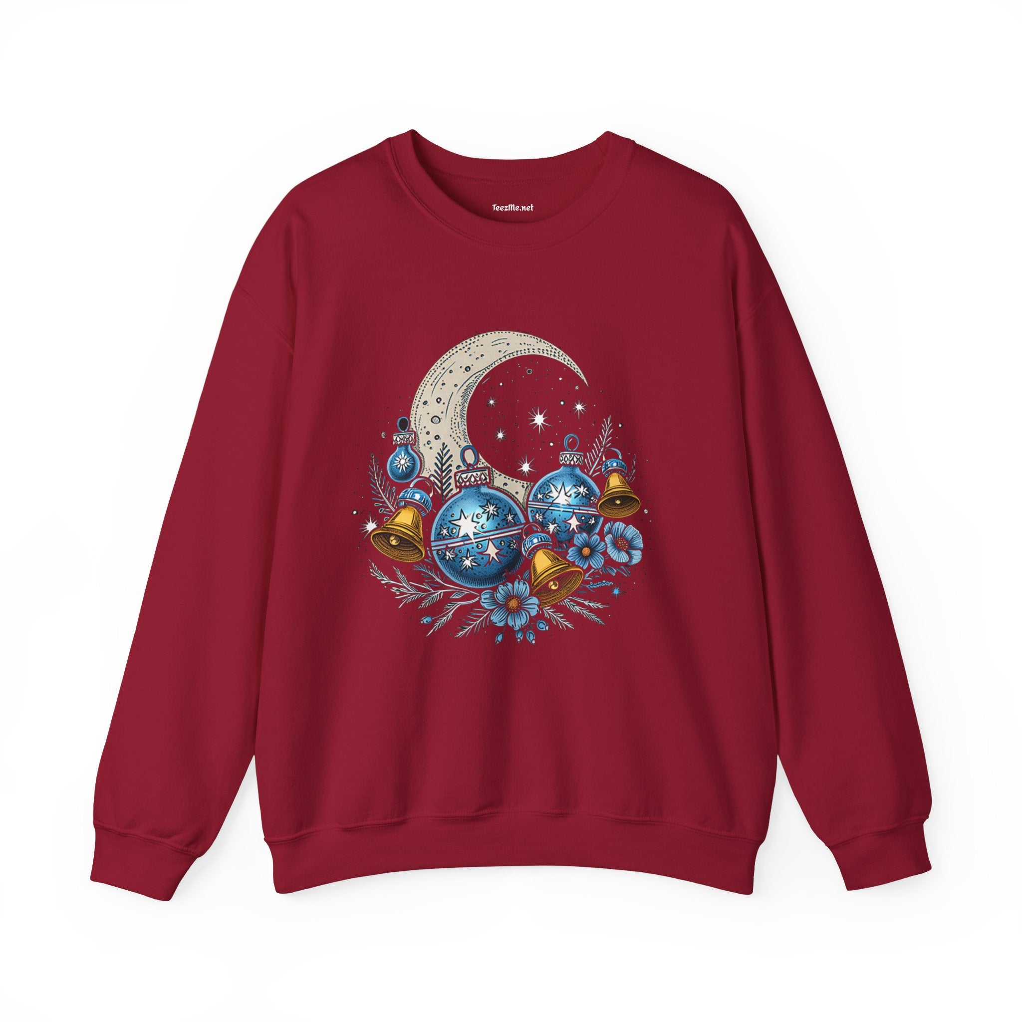 Moon with Ornaments 01 Unisex Heavy Blend™ Crewneck Sweatshirt