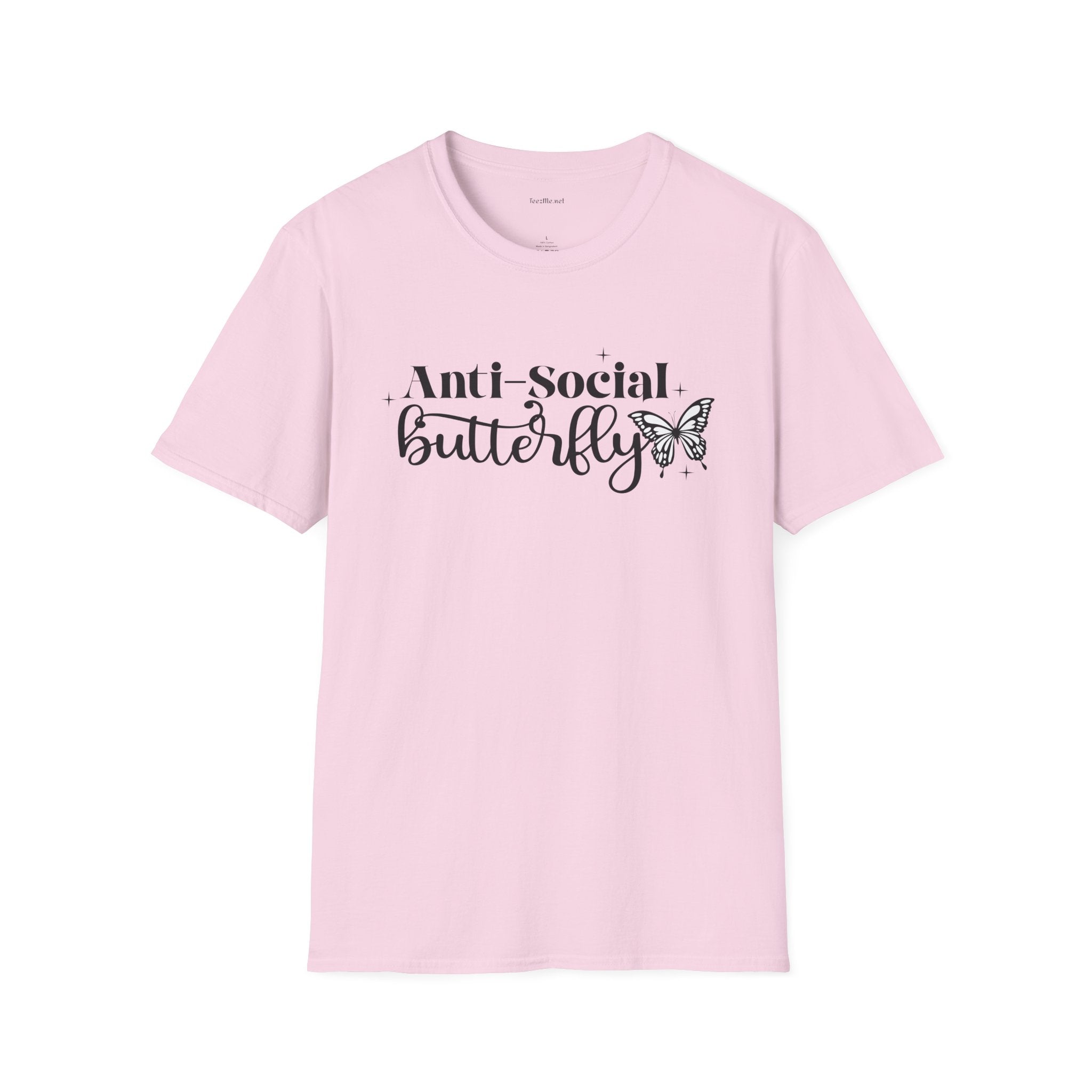 Anti-Social Butterfly T-Shirt — Cute Introvert Graphic Tee