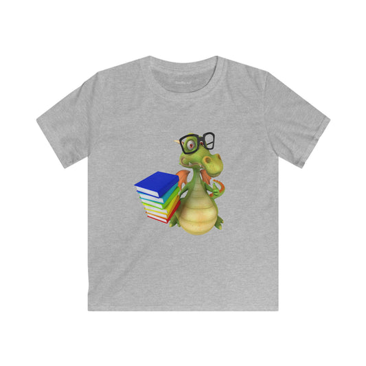 Books Dragon - Kids Softstyle Tee Children