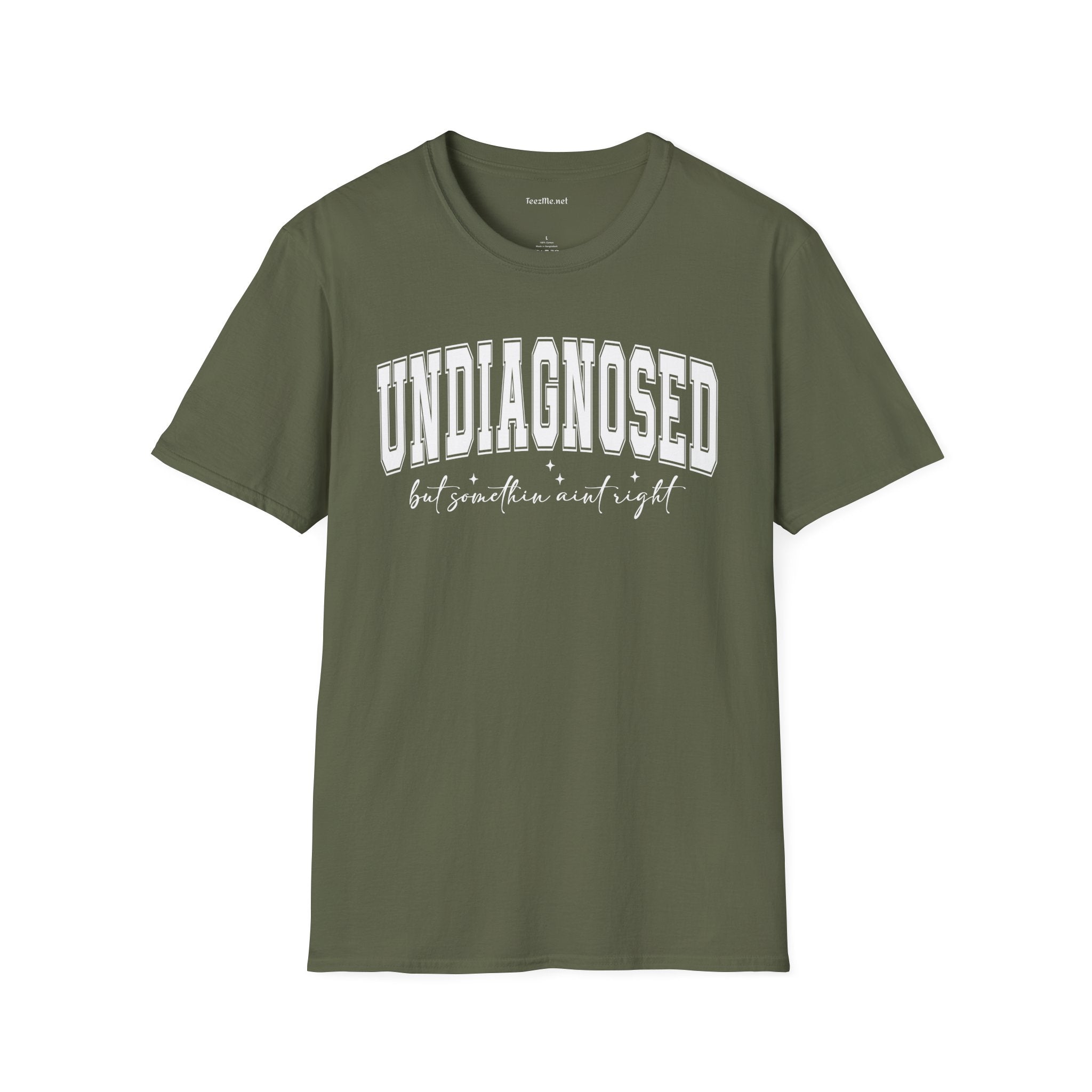 Undiagnosed But Something Ain't Right 02 Unisex Softstyle T-Shirt 100% Cotton Graphic
