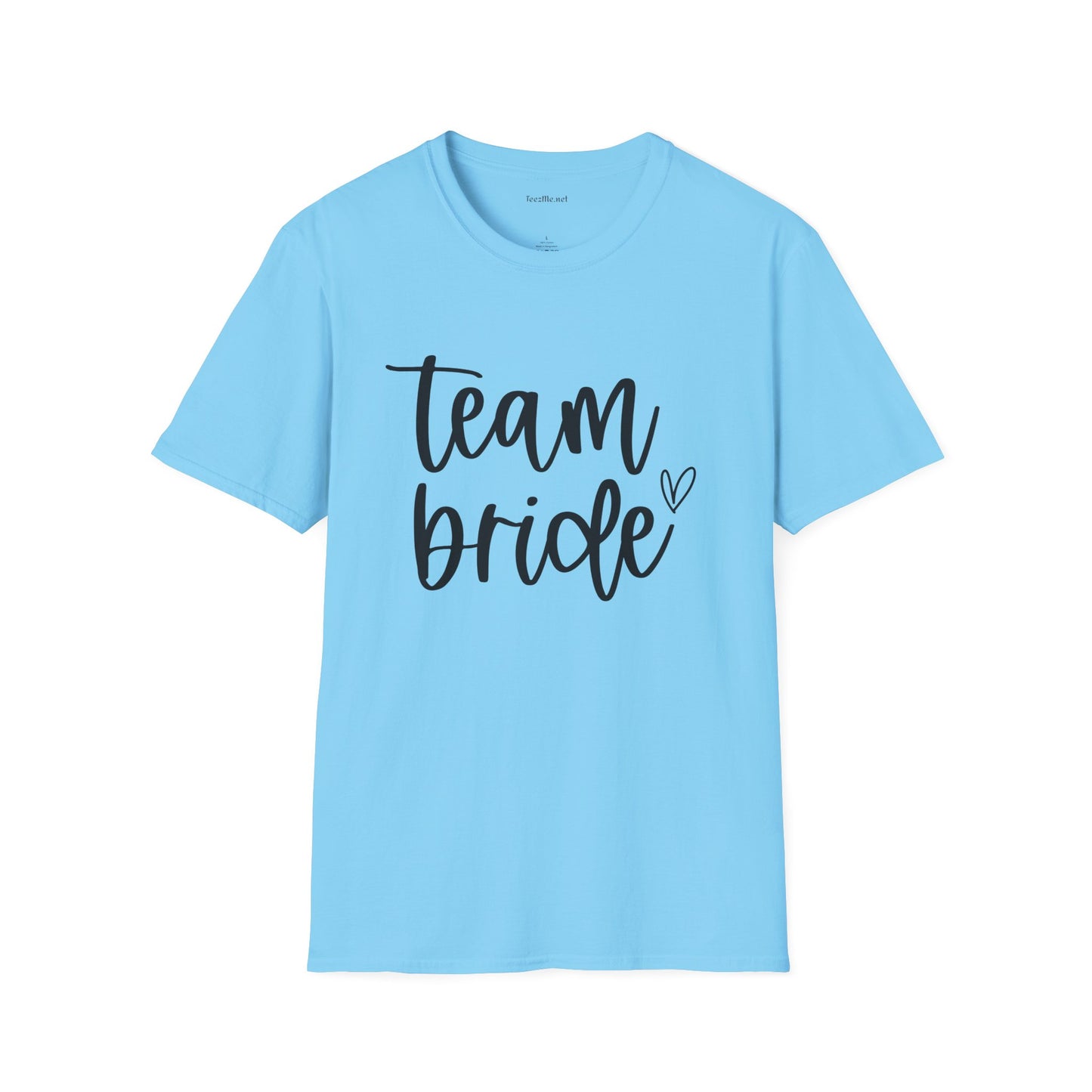 Team Bride Unisex Softstyle T-Shirt 100% Cotton Graphic Bridal Party