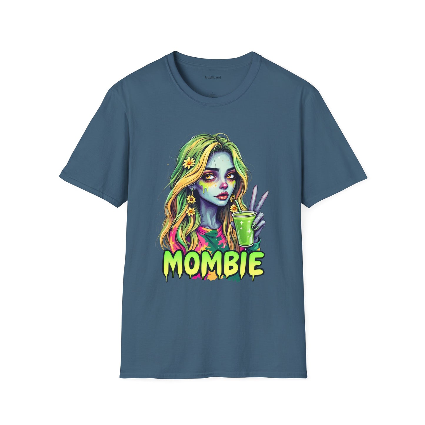 Mombie Unisex Softstyle T-Shirt 100% Cotton Graphic