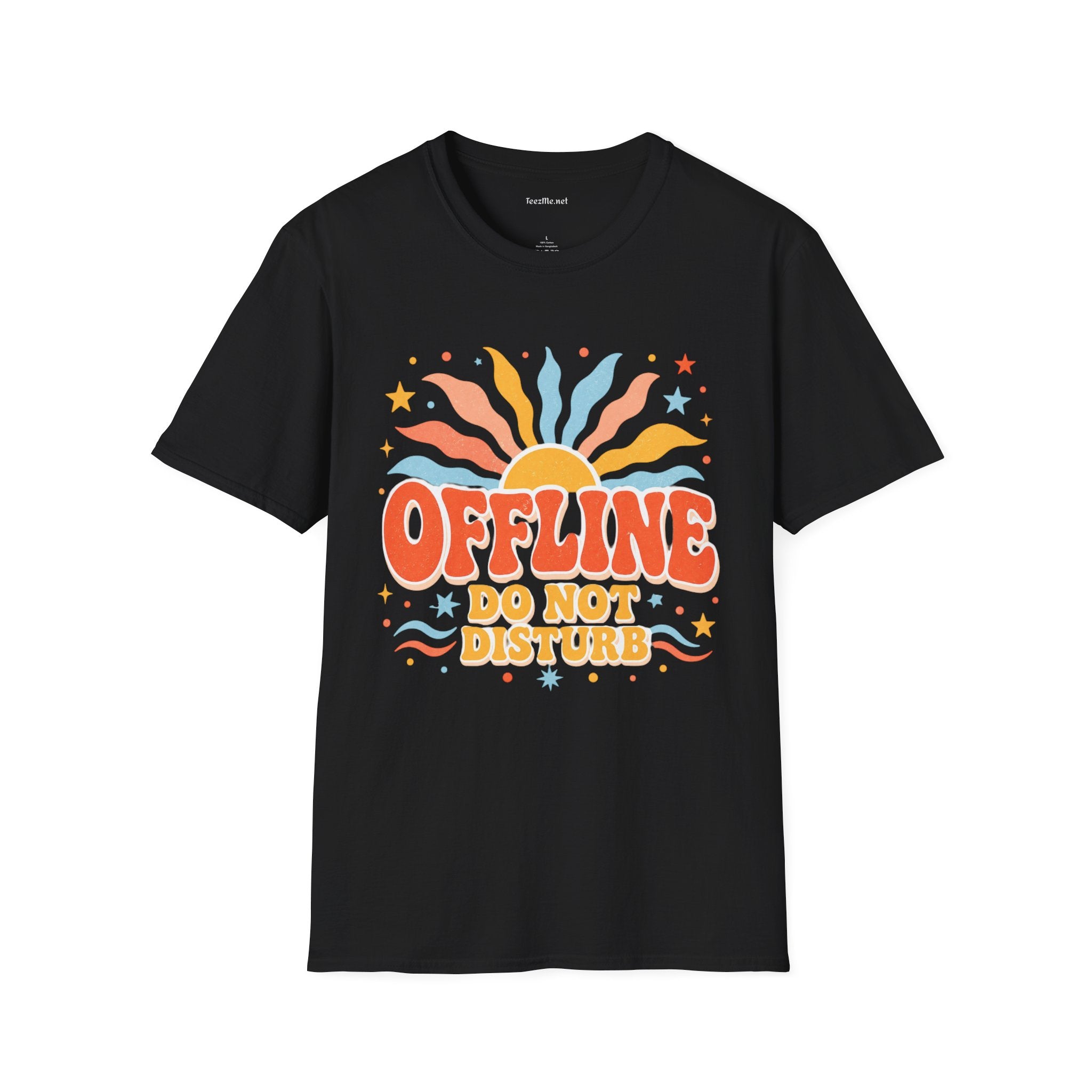 OFFLINE Do Not Disturb Unisex Softstyle T-Shirt 100% Cotton Graphic