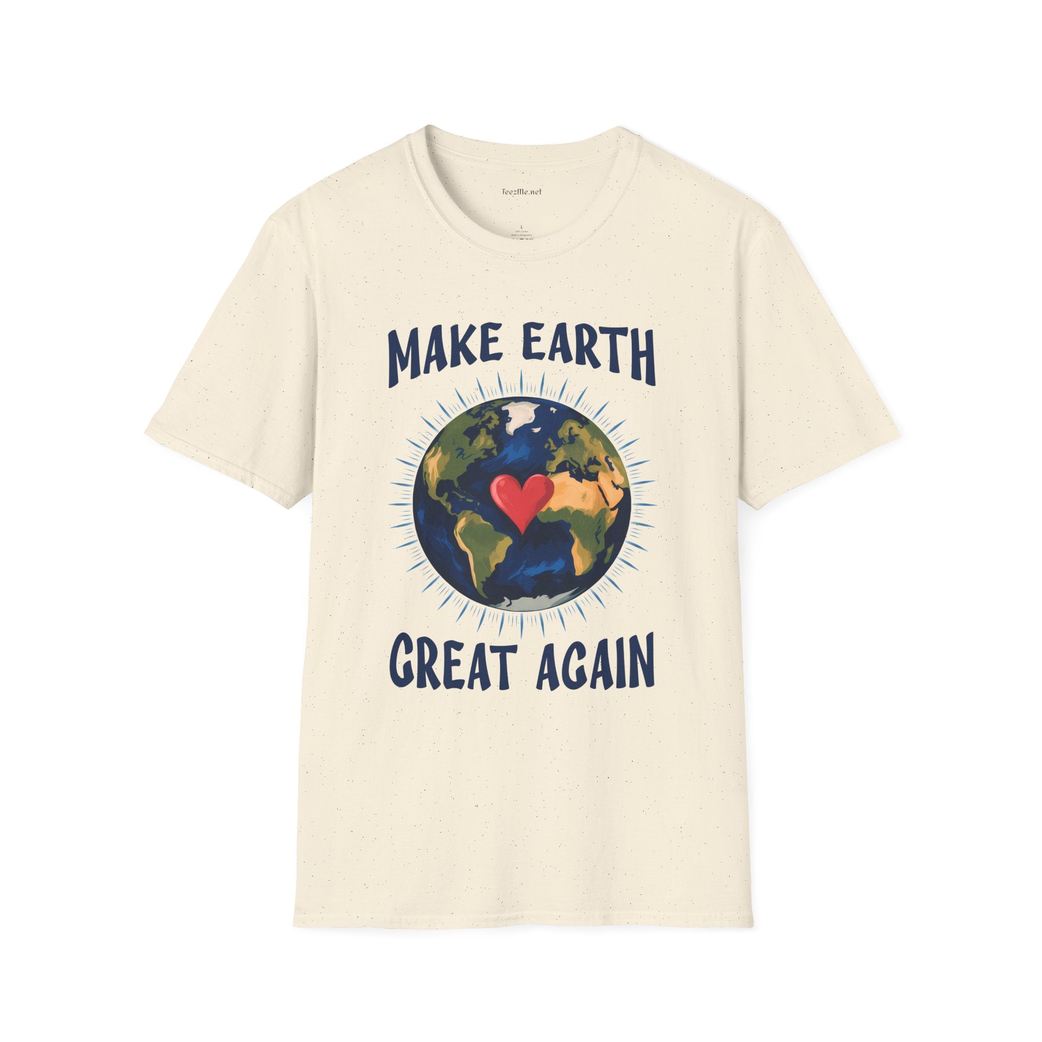 Make Earth Great 01 Unisex Softstyle T-Shirt 100% Cotton