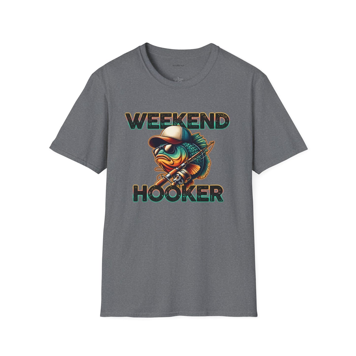 Weekend Hooker  - Unisex Softstyle T-Shirt 100% Cotton Graphic