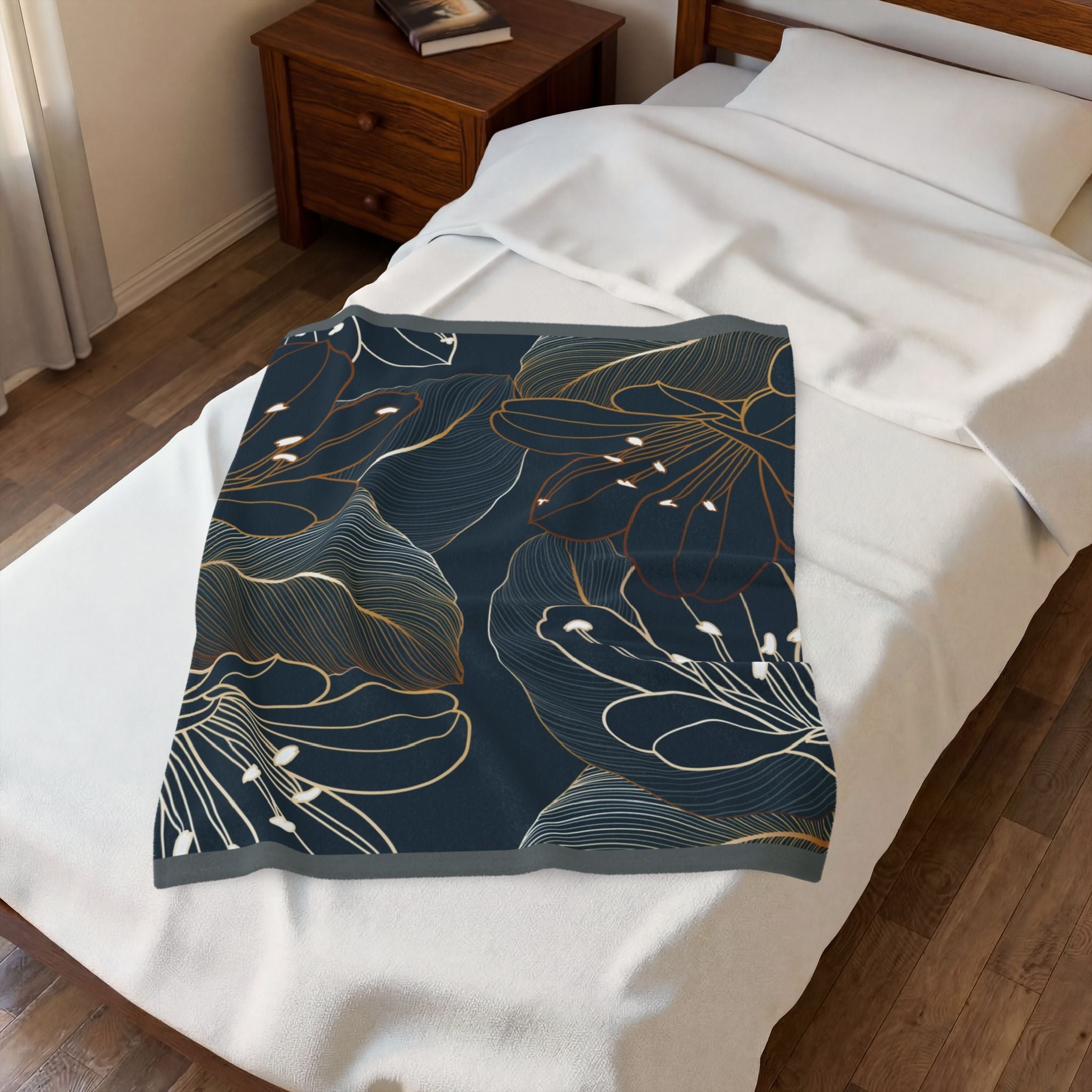 Tropical Escape Velveteen Plush Blanket
