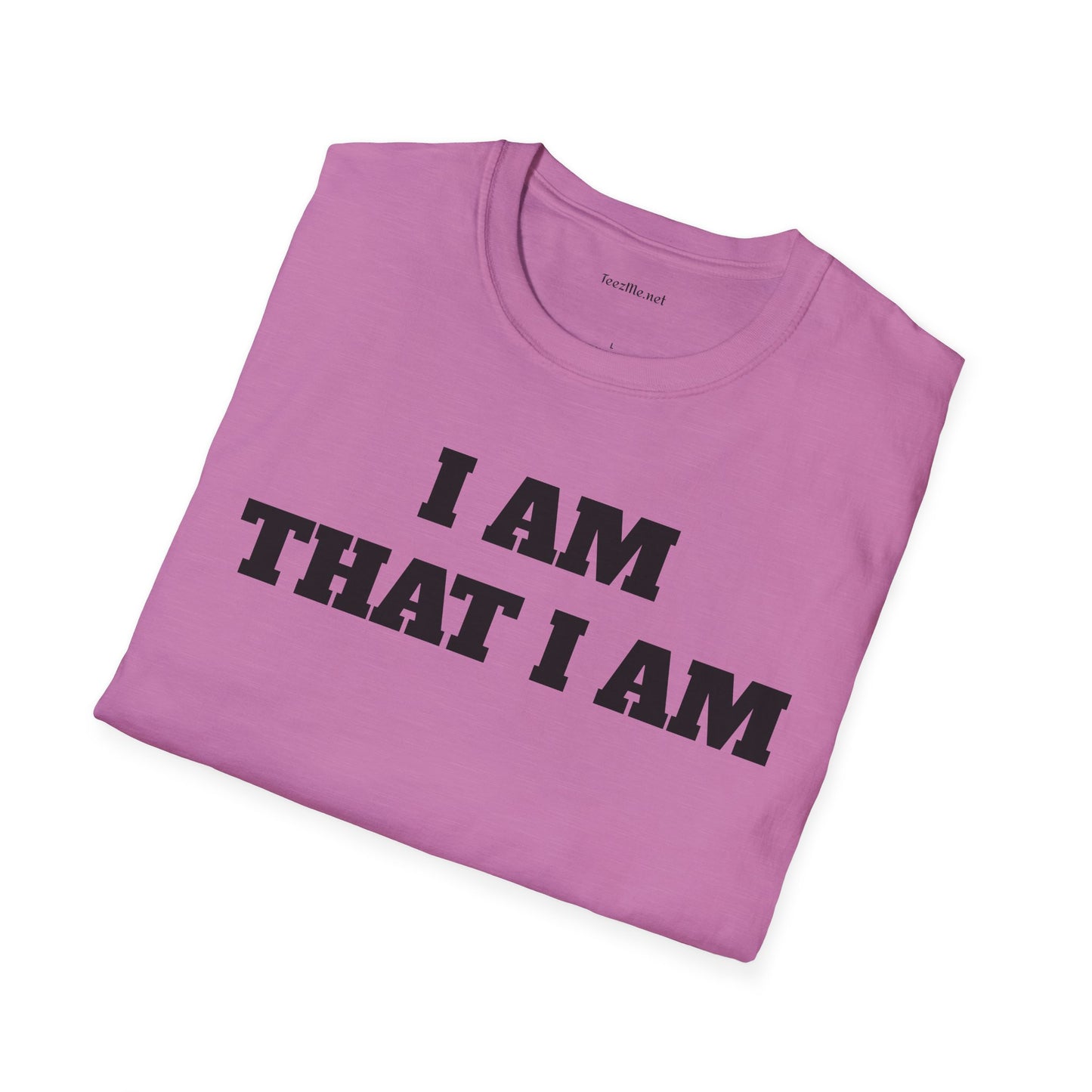 I AM THAT I AM - Unisex Softstyle T-Shirt 100% Cotton Graphic