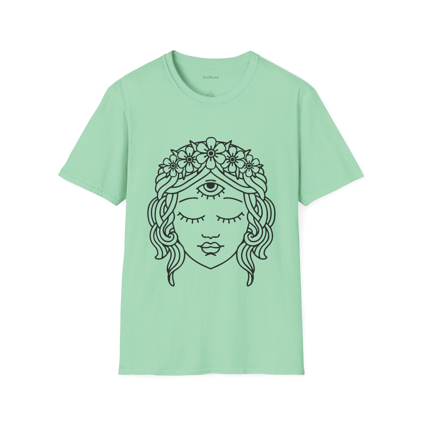 Spiritual Third Eye - Unisex Ultra Cotton Tee 100% Cotton Graphic