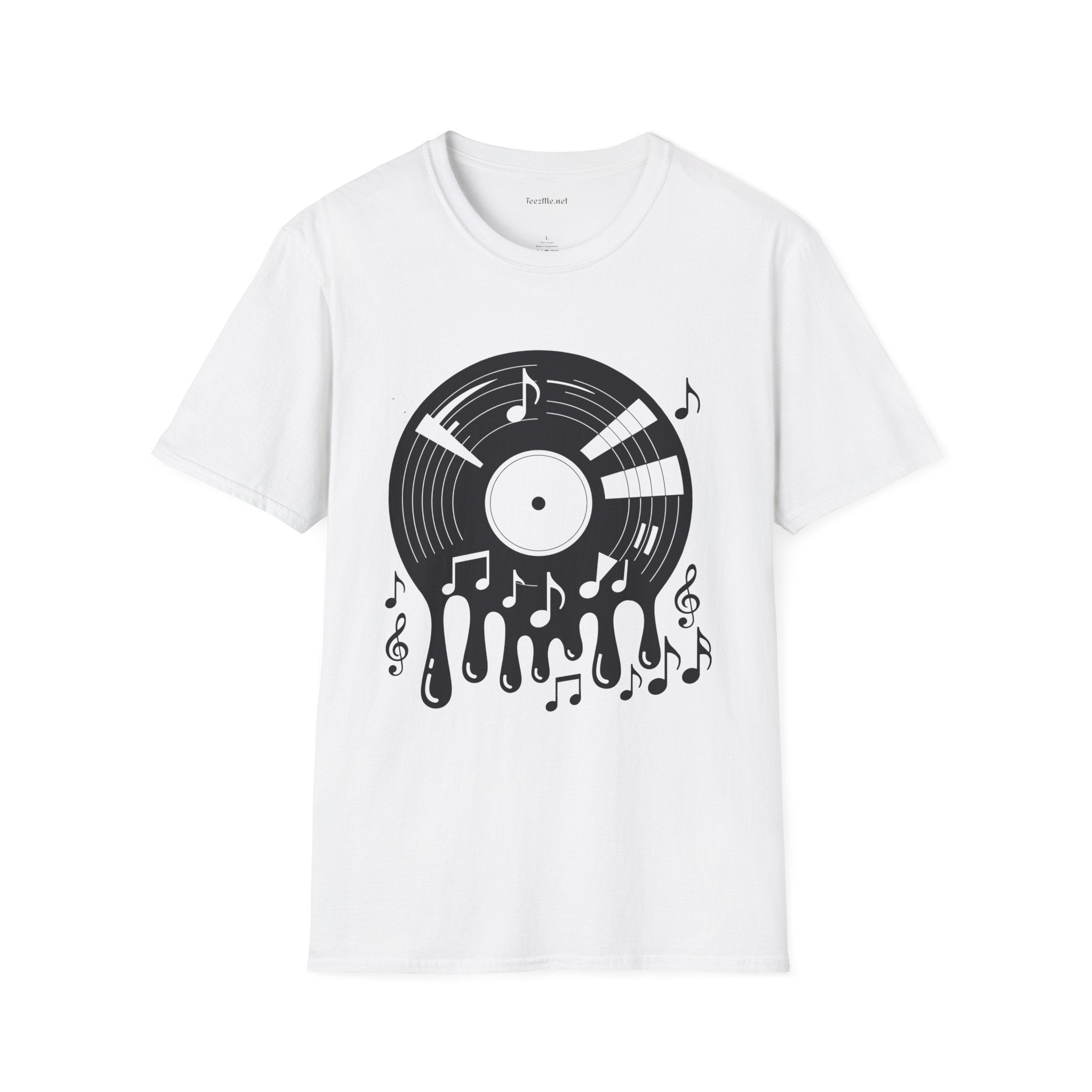 Spinning Vinyl Unisex Softstyle T-Shirt 100% Cotton Graphic