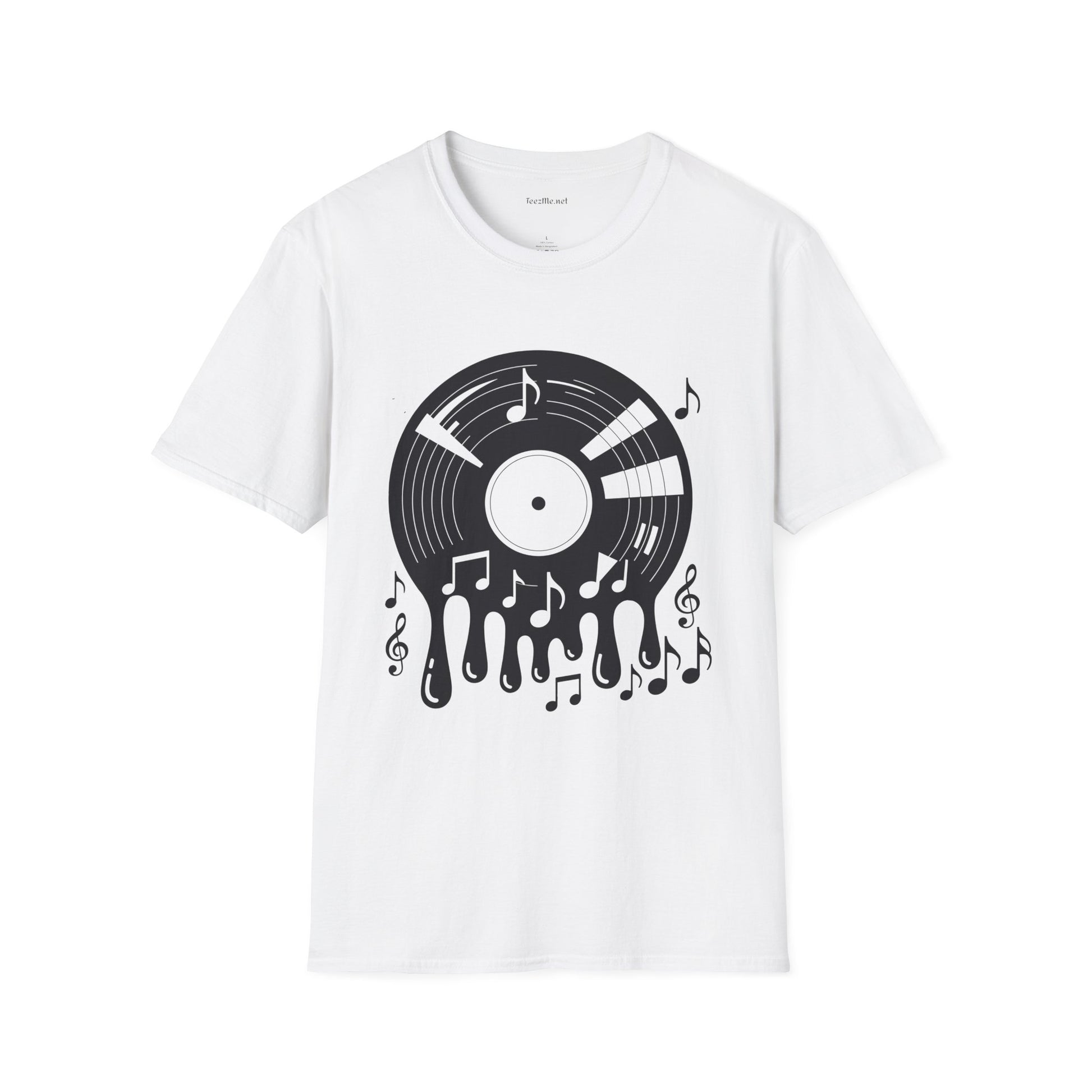 Spinning Vinyl Unisex Softstyle T-Shirt 100% Cotton Graphic