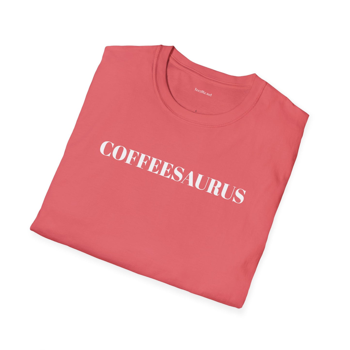 COFFEESAURUS - Unisex Softstyle T-Shirt 100% Cotton Graphic