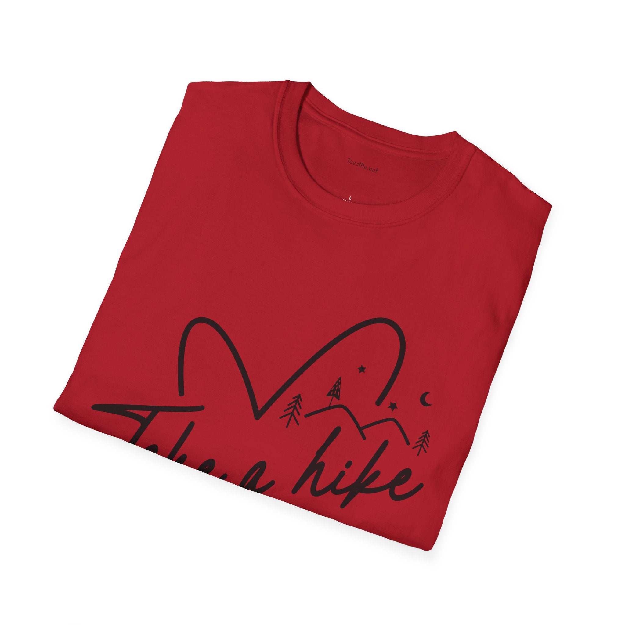 Take a Hike (black) - Unisex Softstyle T-Shirt 100% Cotton Graphic