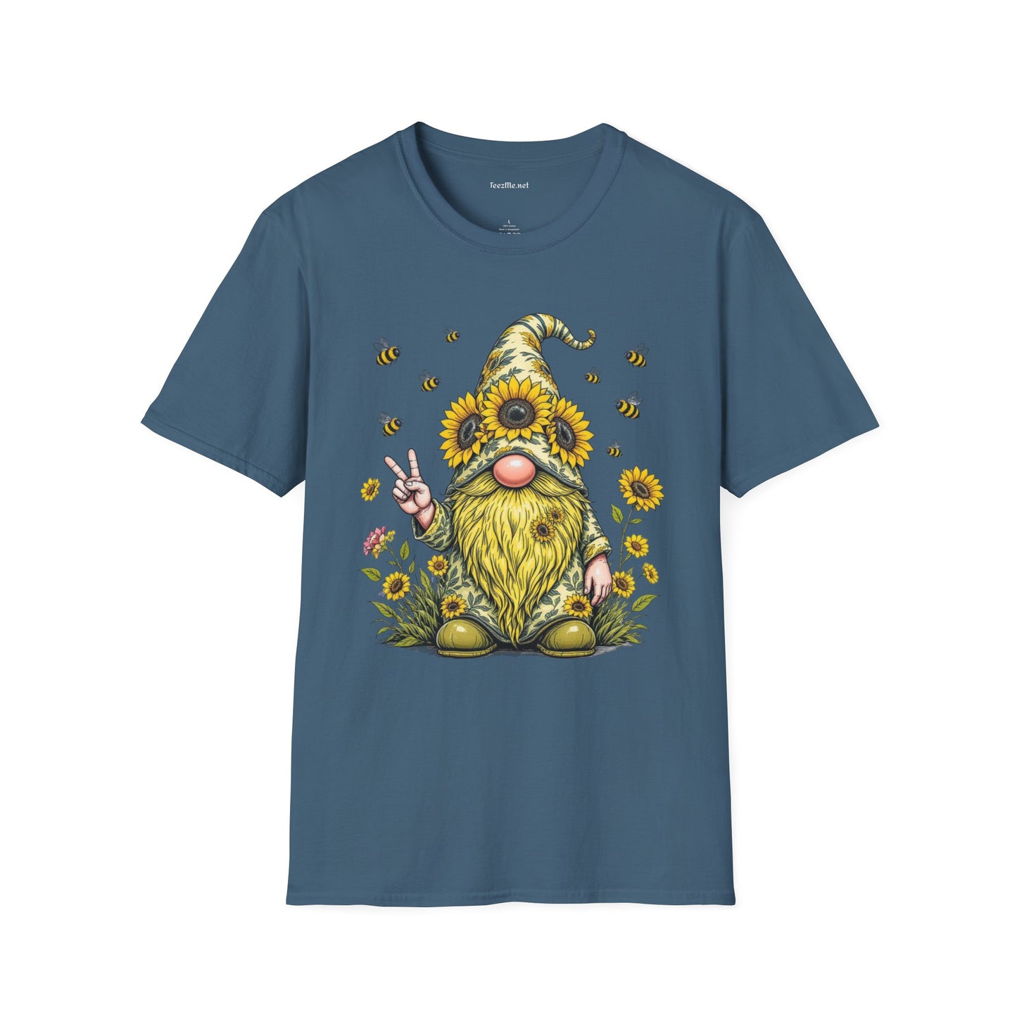 Be Kind Gnome Unisex Softstyle T-Shirt 100% Cotton Graphic