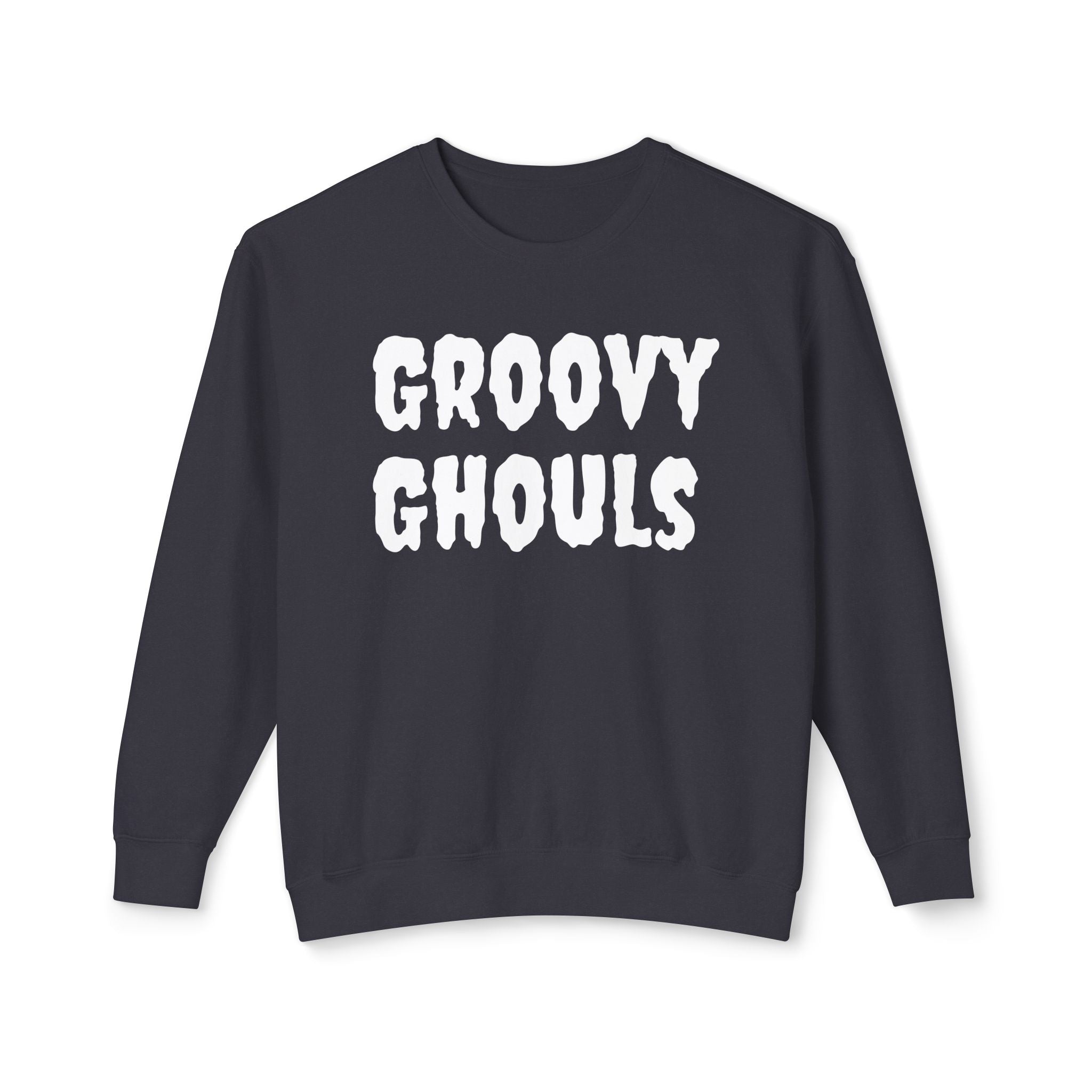 Groovy Ghouls - Unisex Lightweight Crewneck Sweatshirt