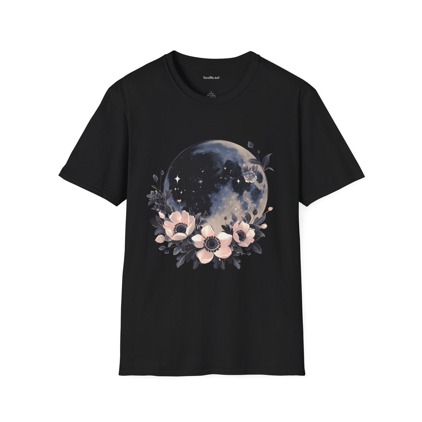 BOHO Black Moon - Unisex Softstyle T-Shirt 100% Cotton Graphic