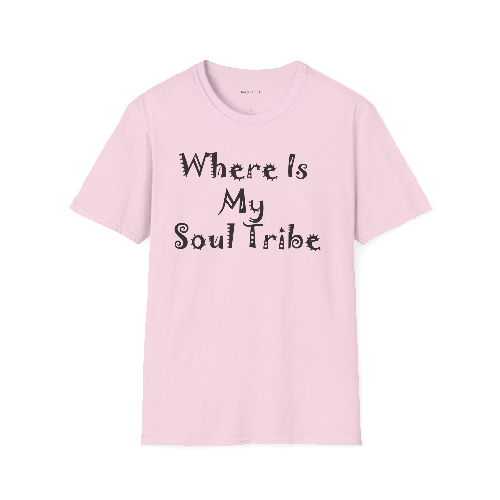 Where Is My Soul Tribe 03 Unisex Soft Style T-Shirt 100% Cotton Graphic