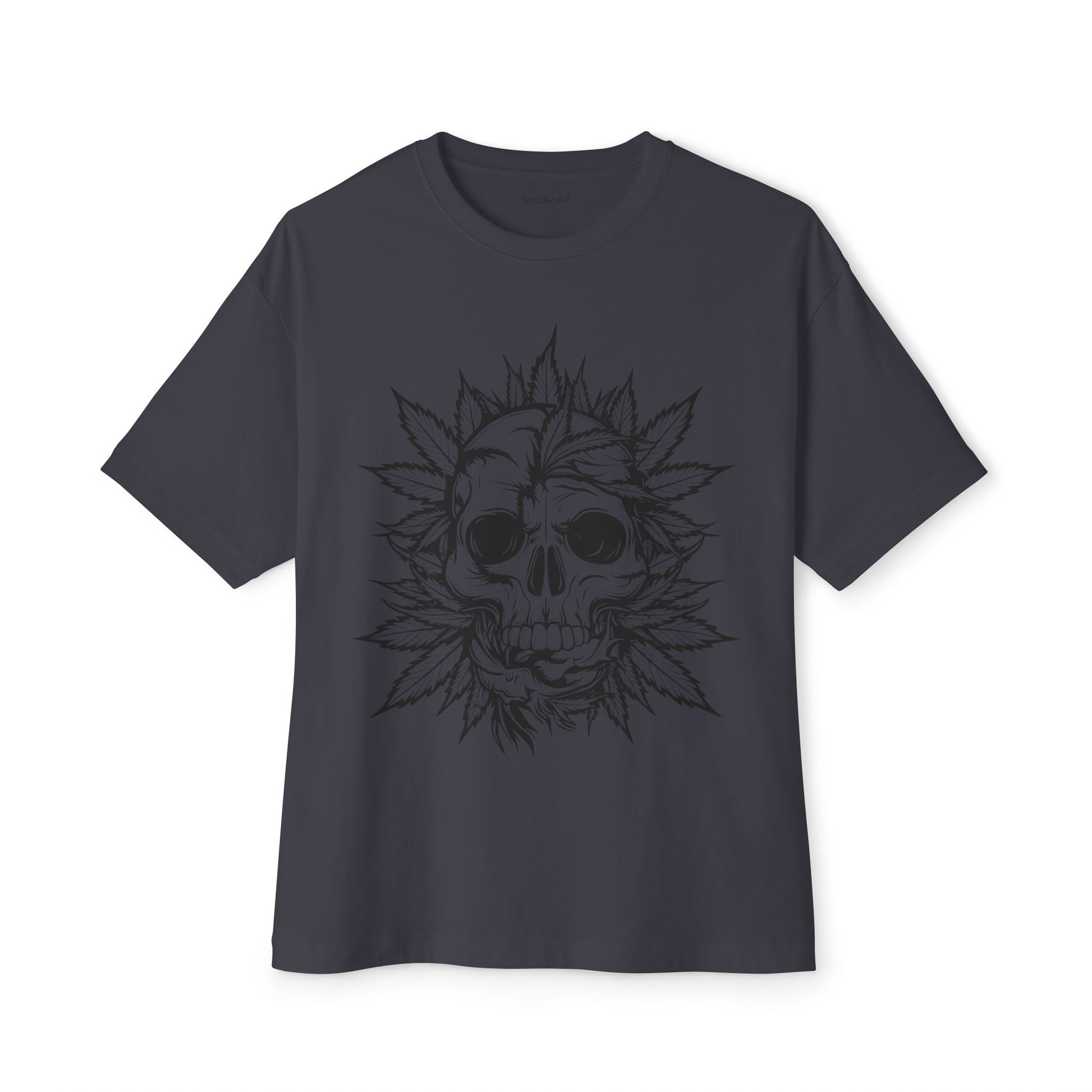 Weed Skull - Unisex Oversized Boxy Tee