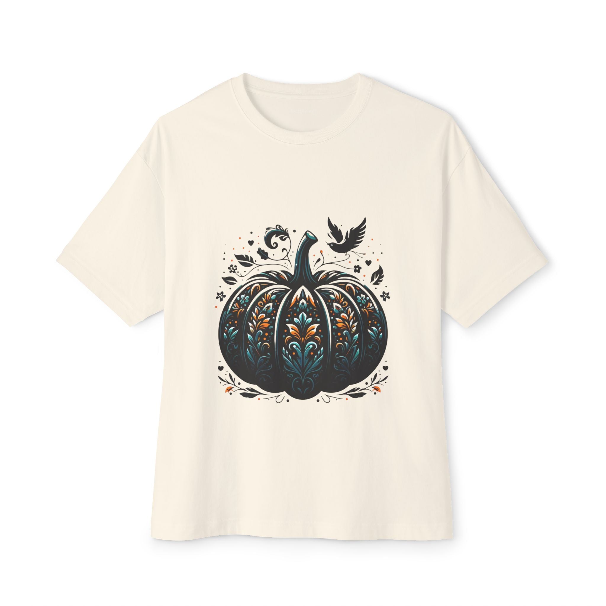 Goth Pumpkin2 - Unisex Oversized Boxy Tee