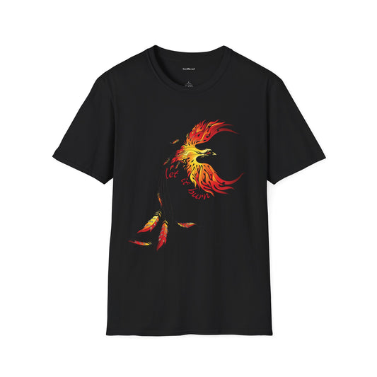Let it Burn - Unisex Softstyle T-Shirt 100% Cotton Graphic