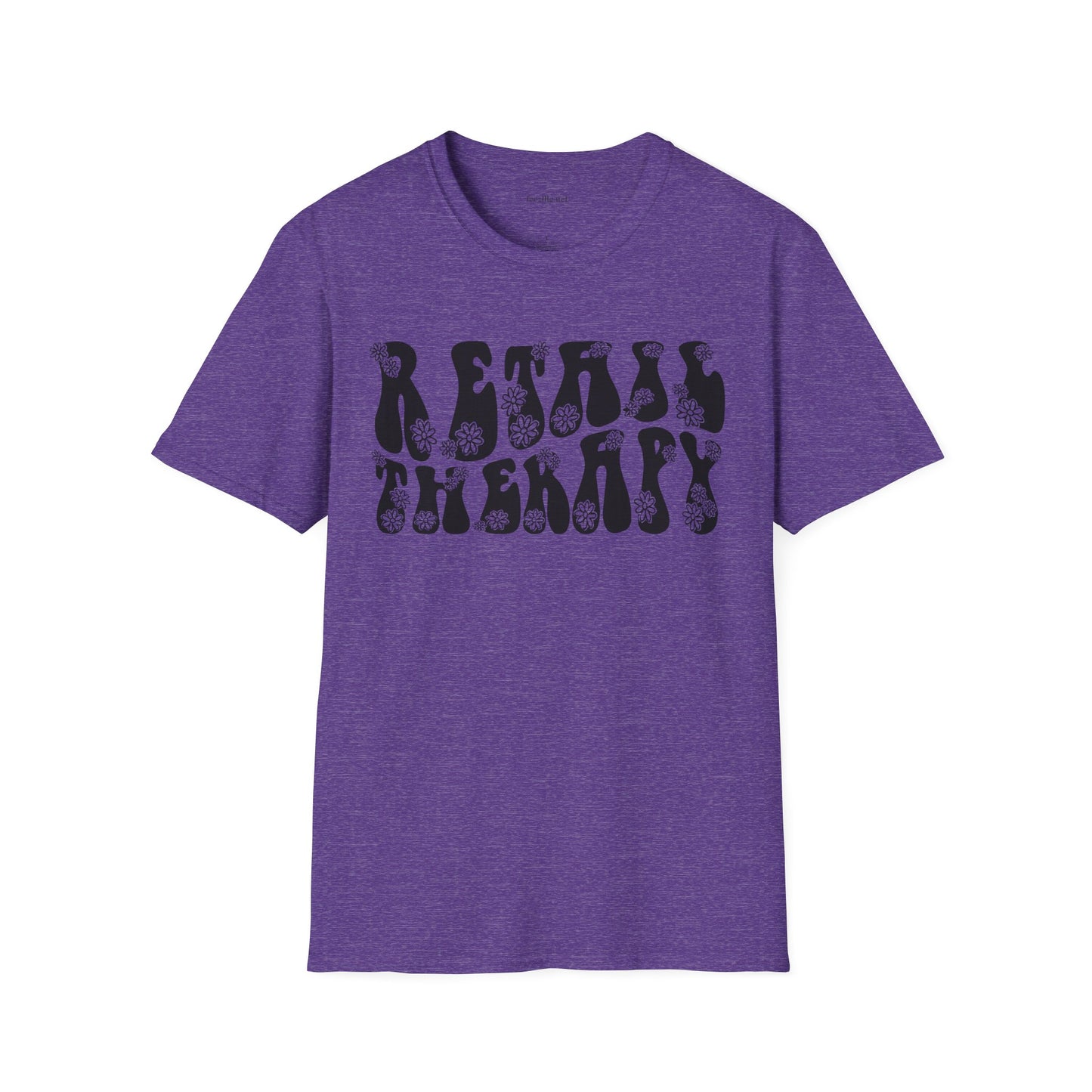Retail Therapy Retro Unisex Softstyle T-Shirt 100% Cotton Graphic