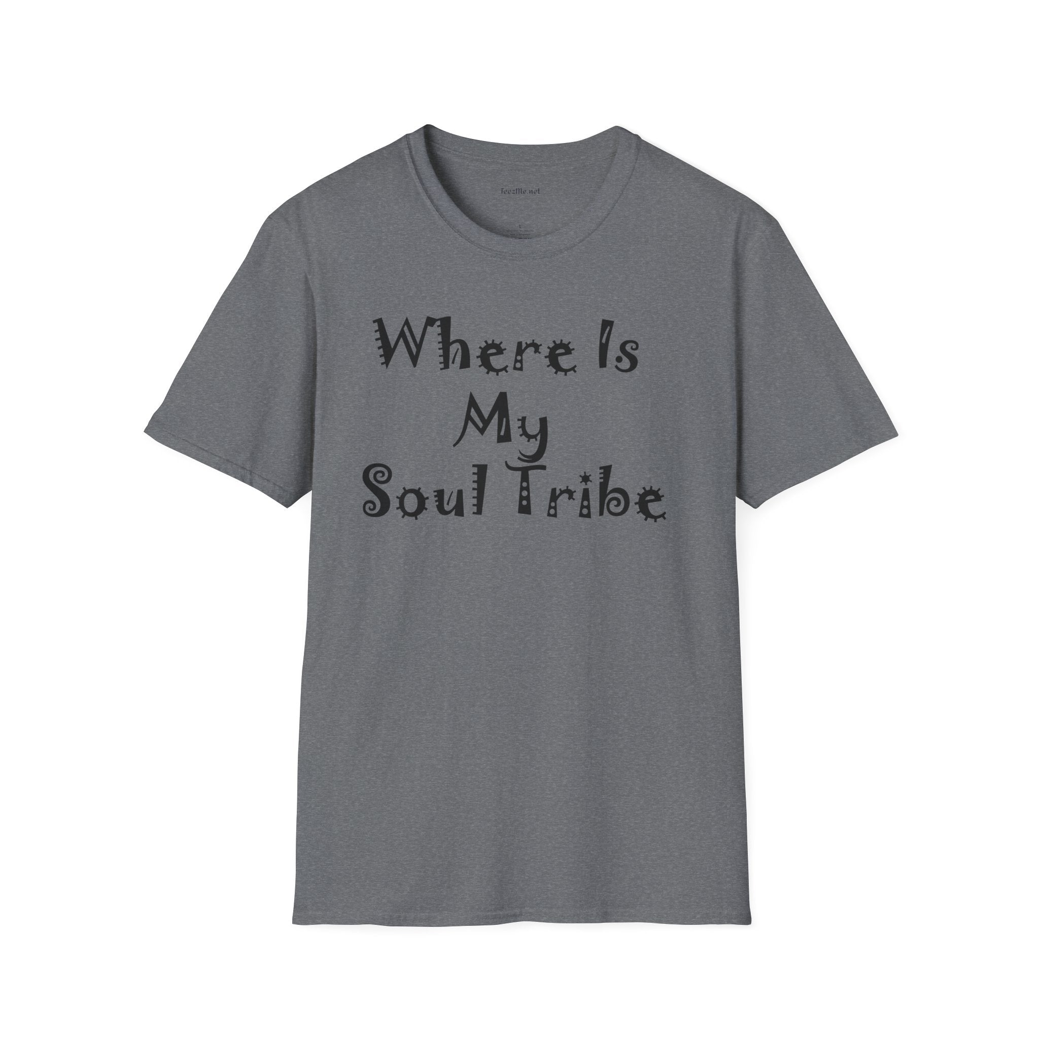 Where Is My Soul Tribe 03 Unisex Soft Style T-Shirt 100% Cotton Graphic