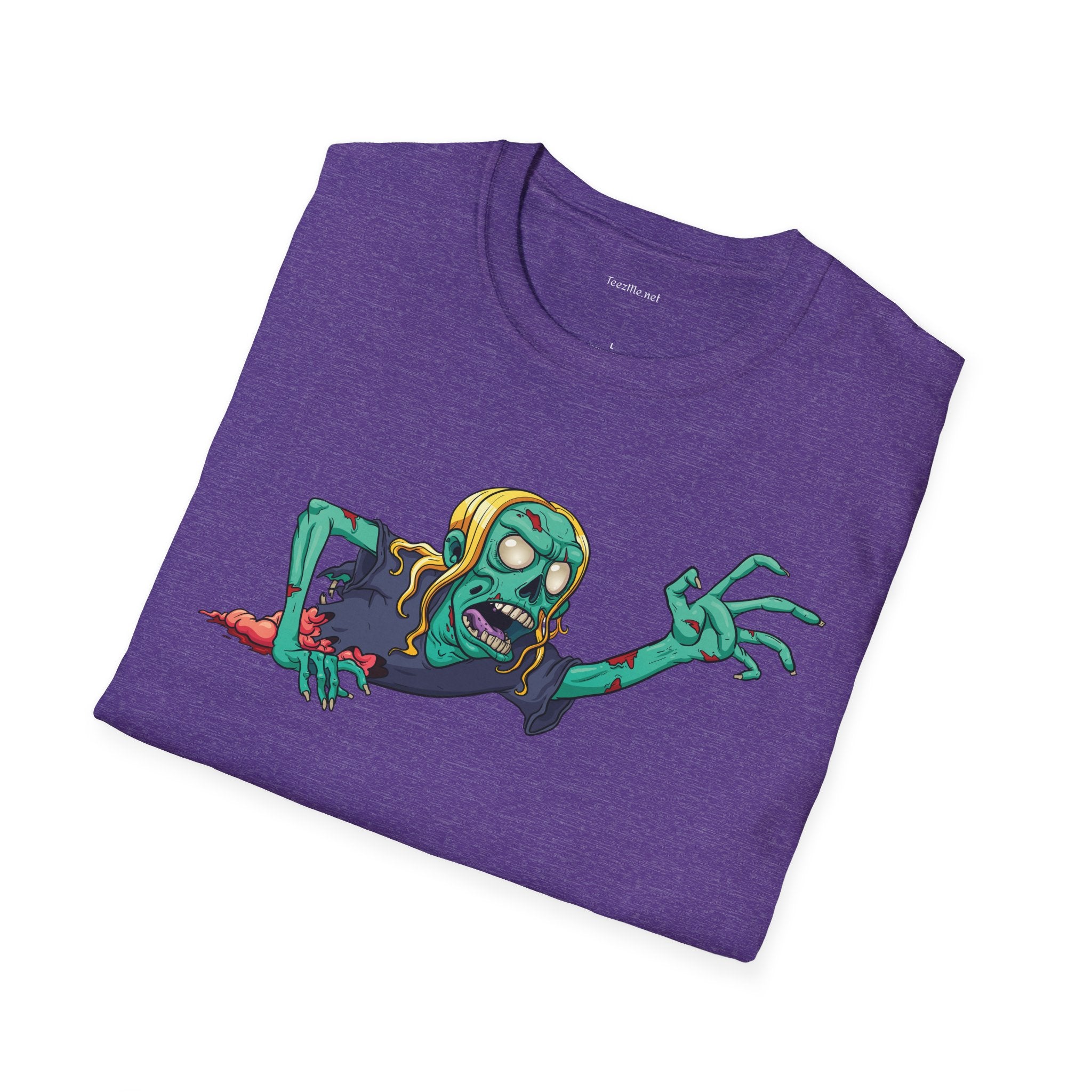 Zombie Grab - Unisex Softstyle T-Shirt 100% Cotton Graphic
