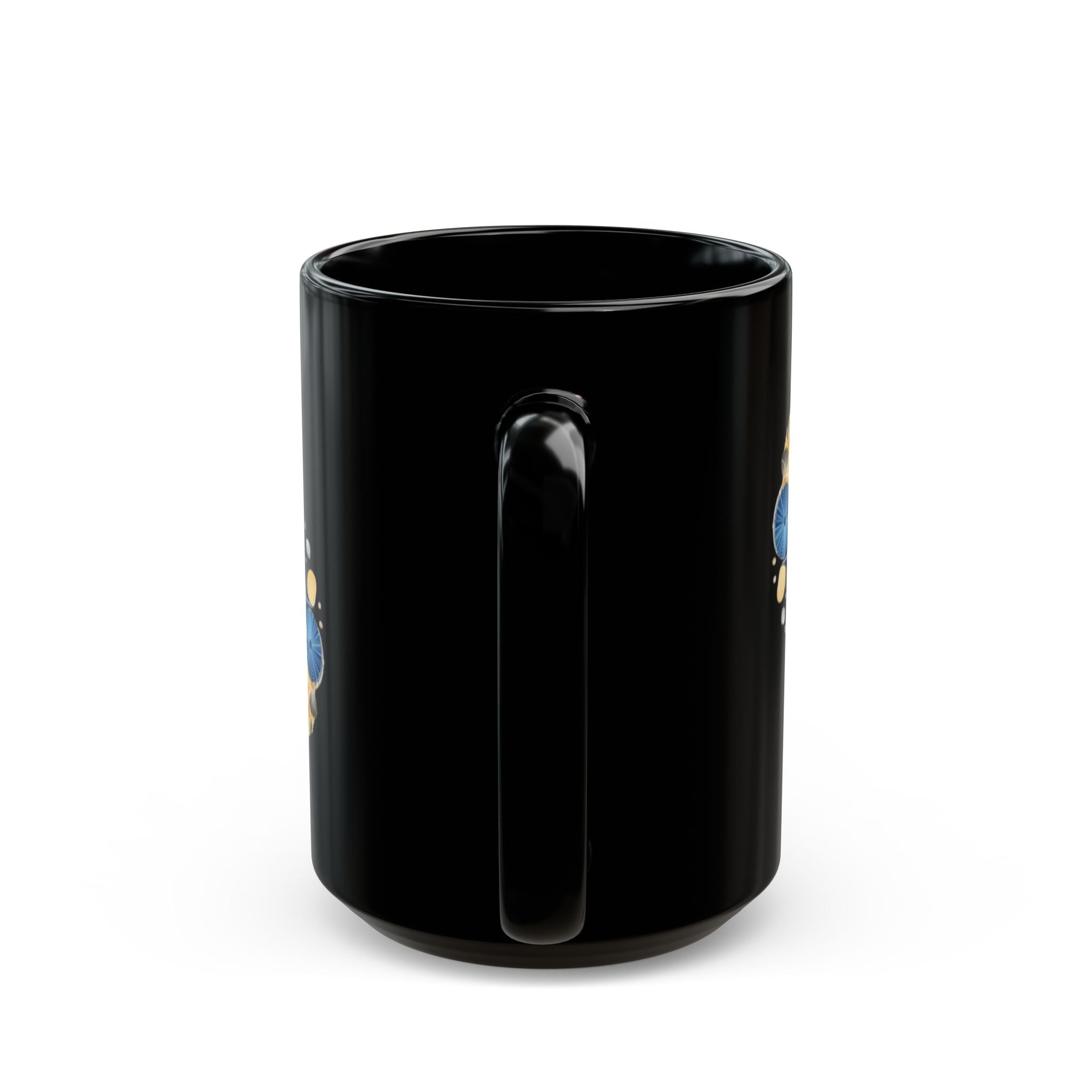 GiGi with seashells - Black Mug (11oz, 15oz) #Coffee #Tea #beach