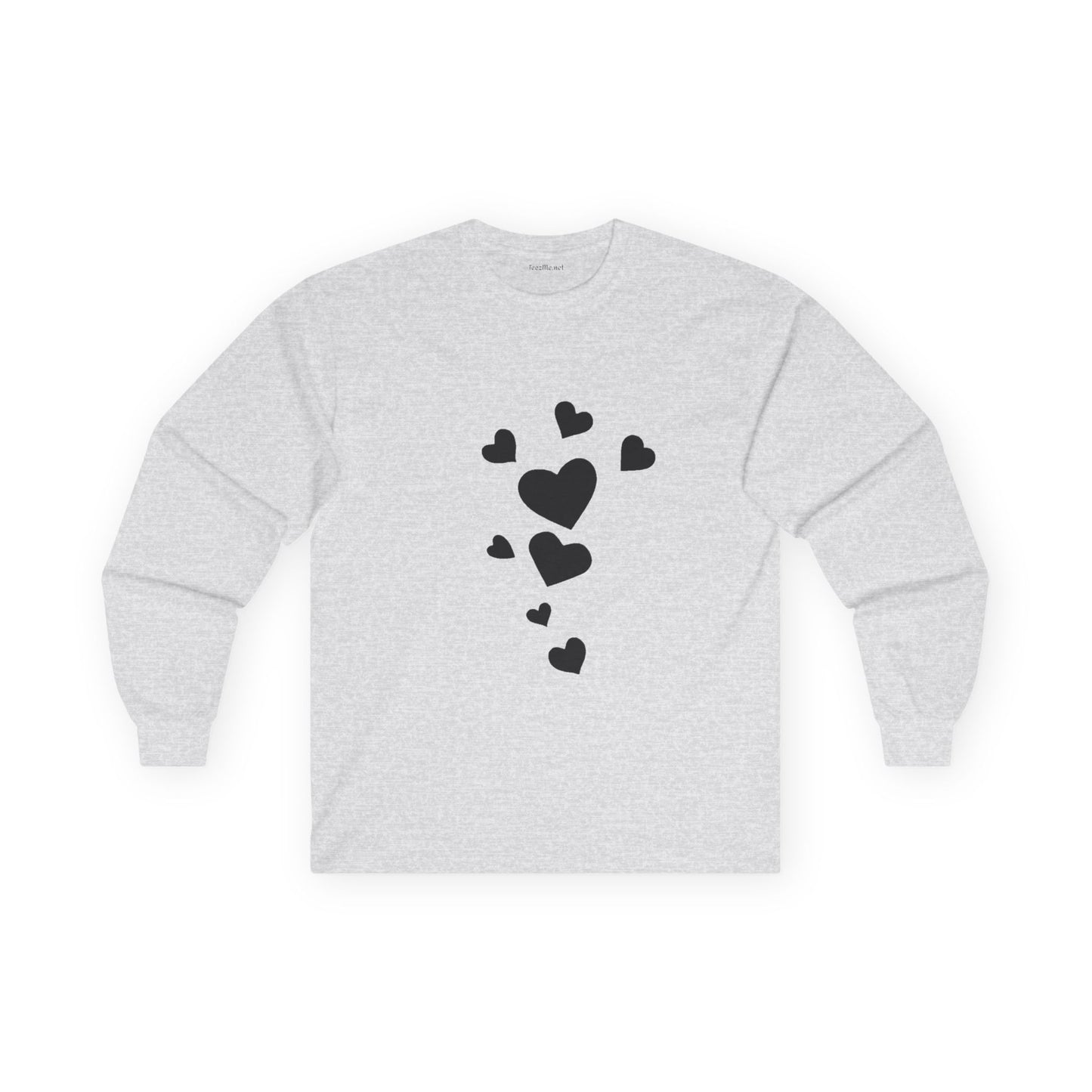 Black Hearts - Ultra Cotton Long Sleeve Tee