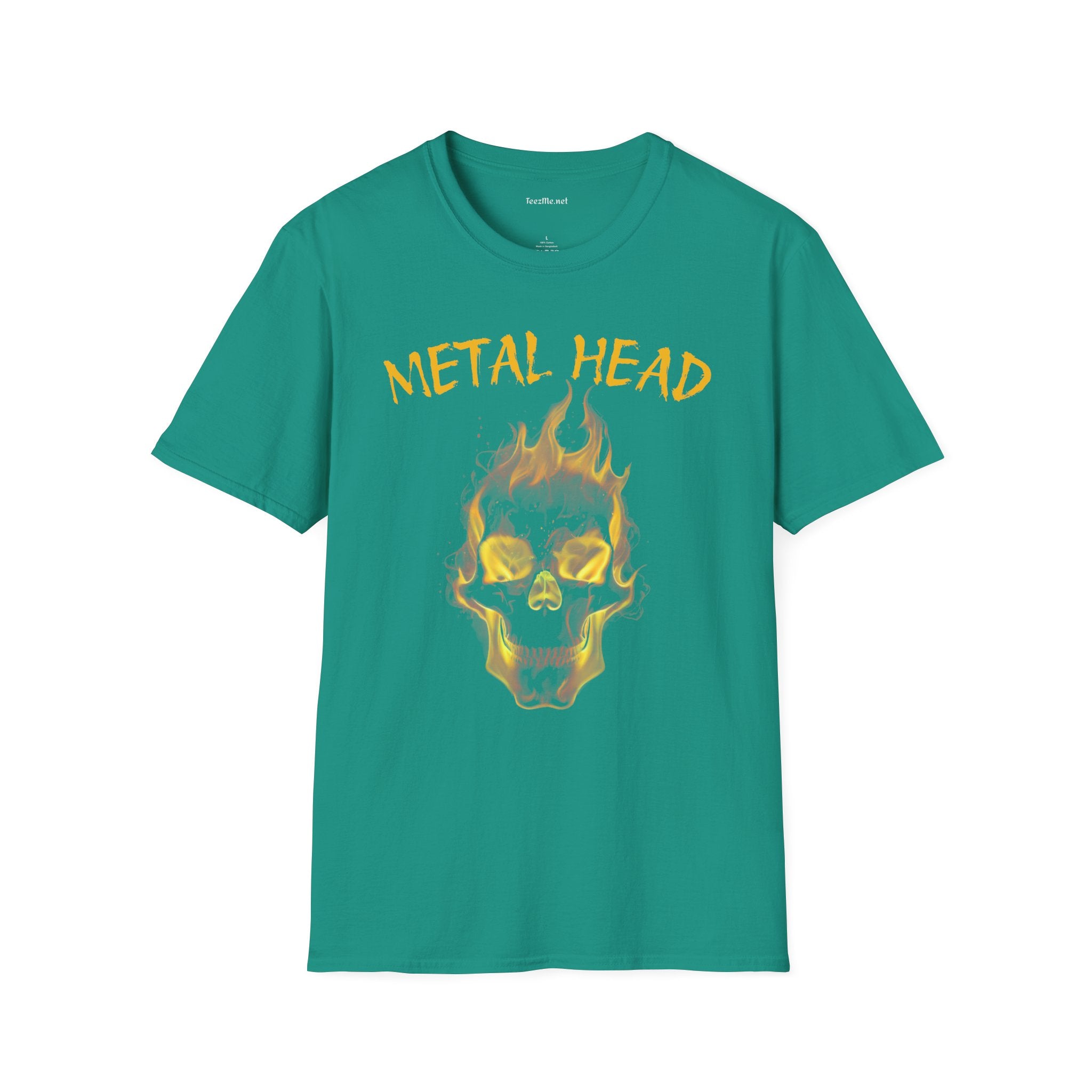 Metal Head - Unisex Softstyle T-Shirt 100% Cotton Graphic