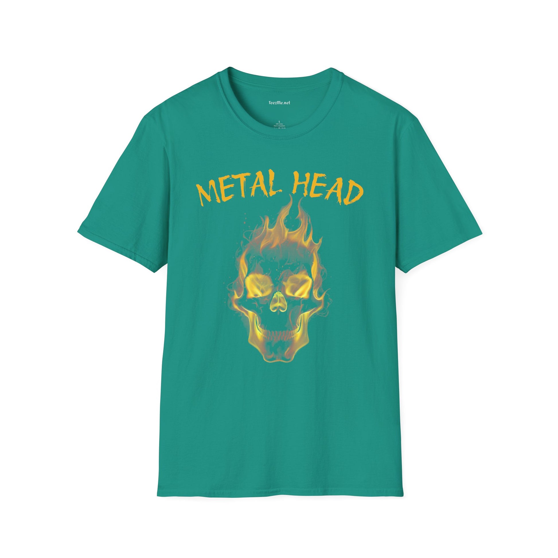 Metal Head - Unisex Softstyle T-Shirt 100% Cotton Graphic