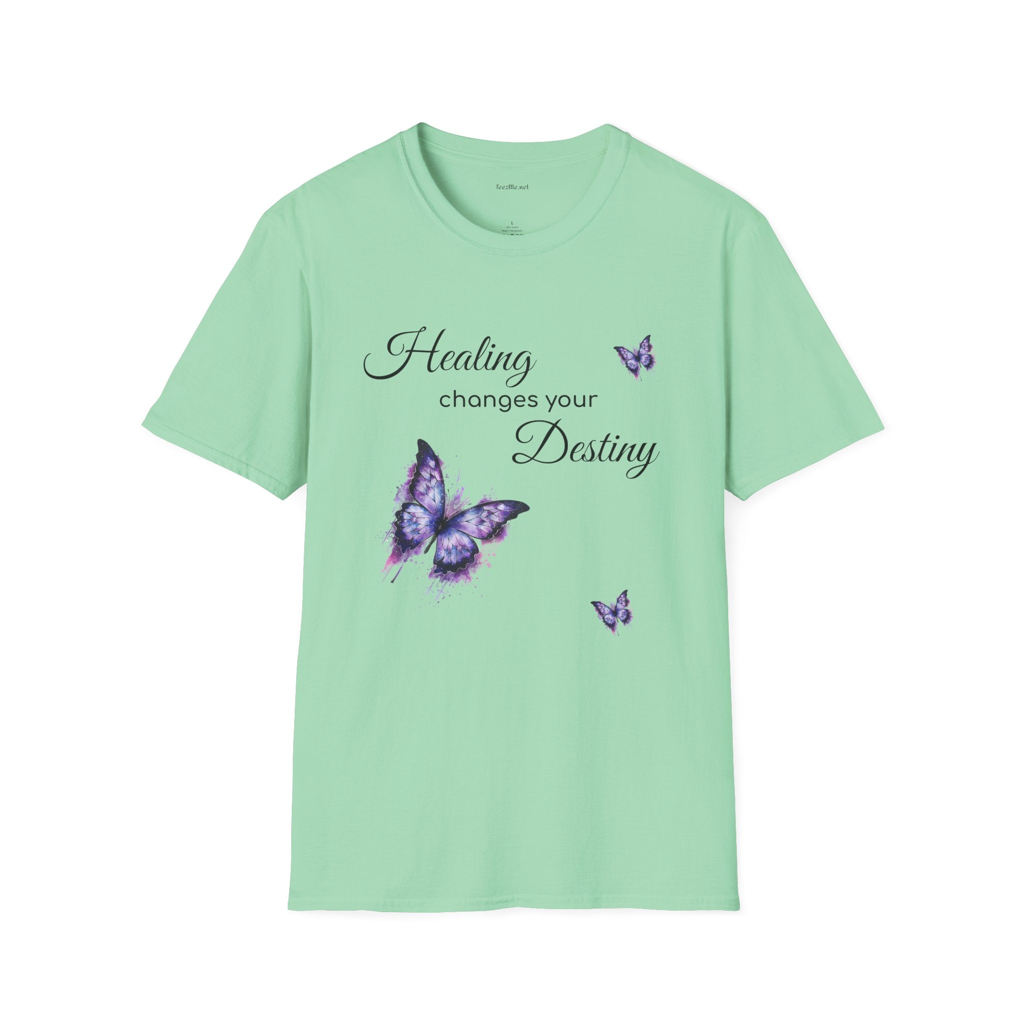 Healing changes your Destiny Unisex Softstyle T-Shirt 100% Cotton Graphic