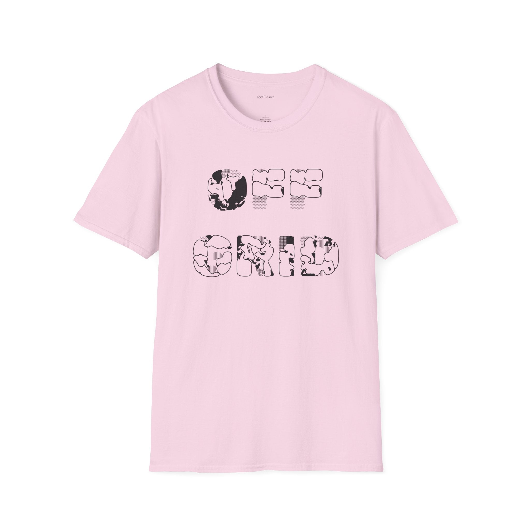 OFF GRID - Unisex Softstyle T-Shirt 100% Cotton Graphic