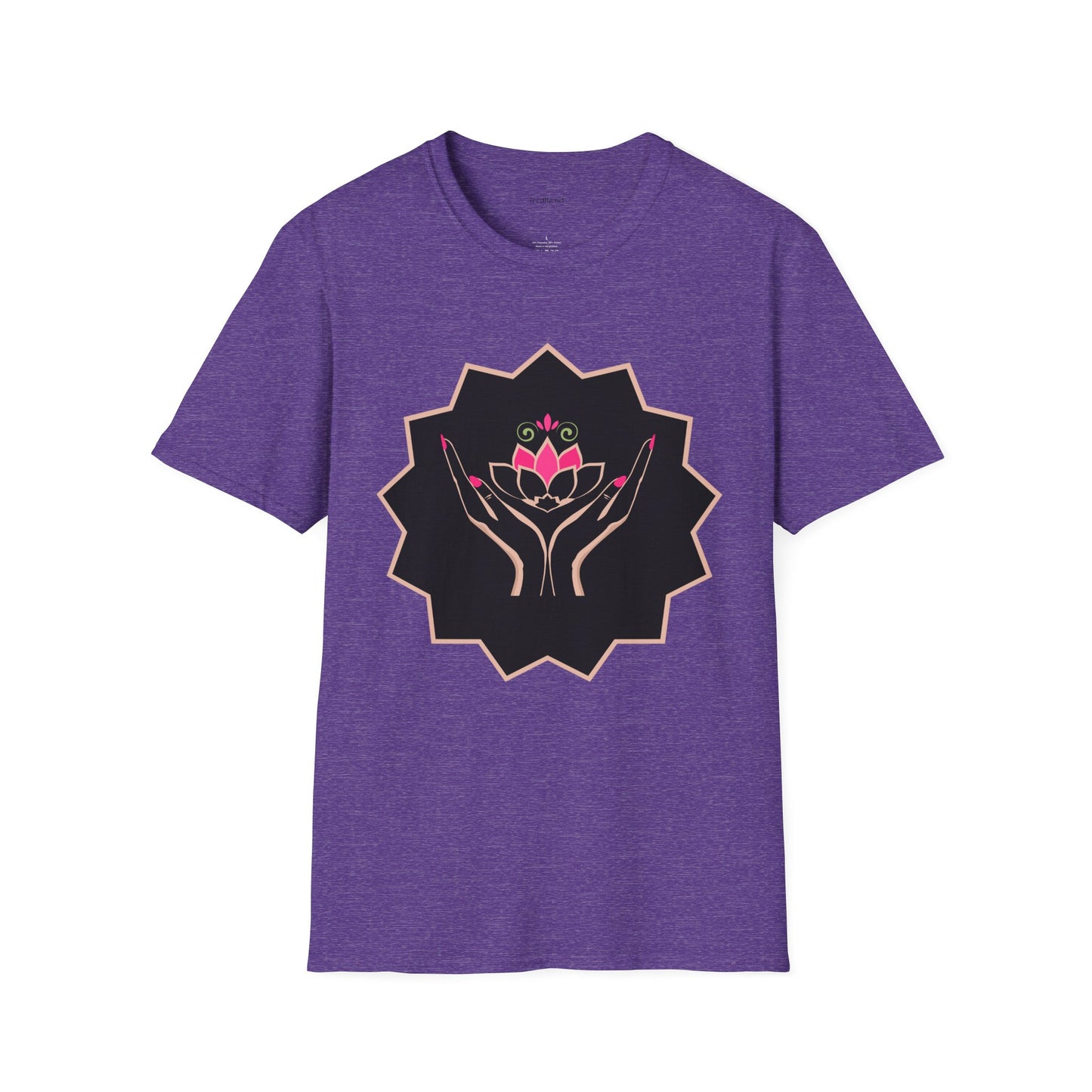 Pink Lotus - Unisex Softstyle T-Shirt 100% Cotton Graphic