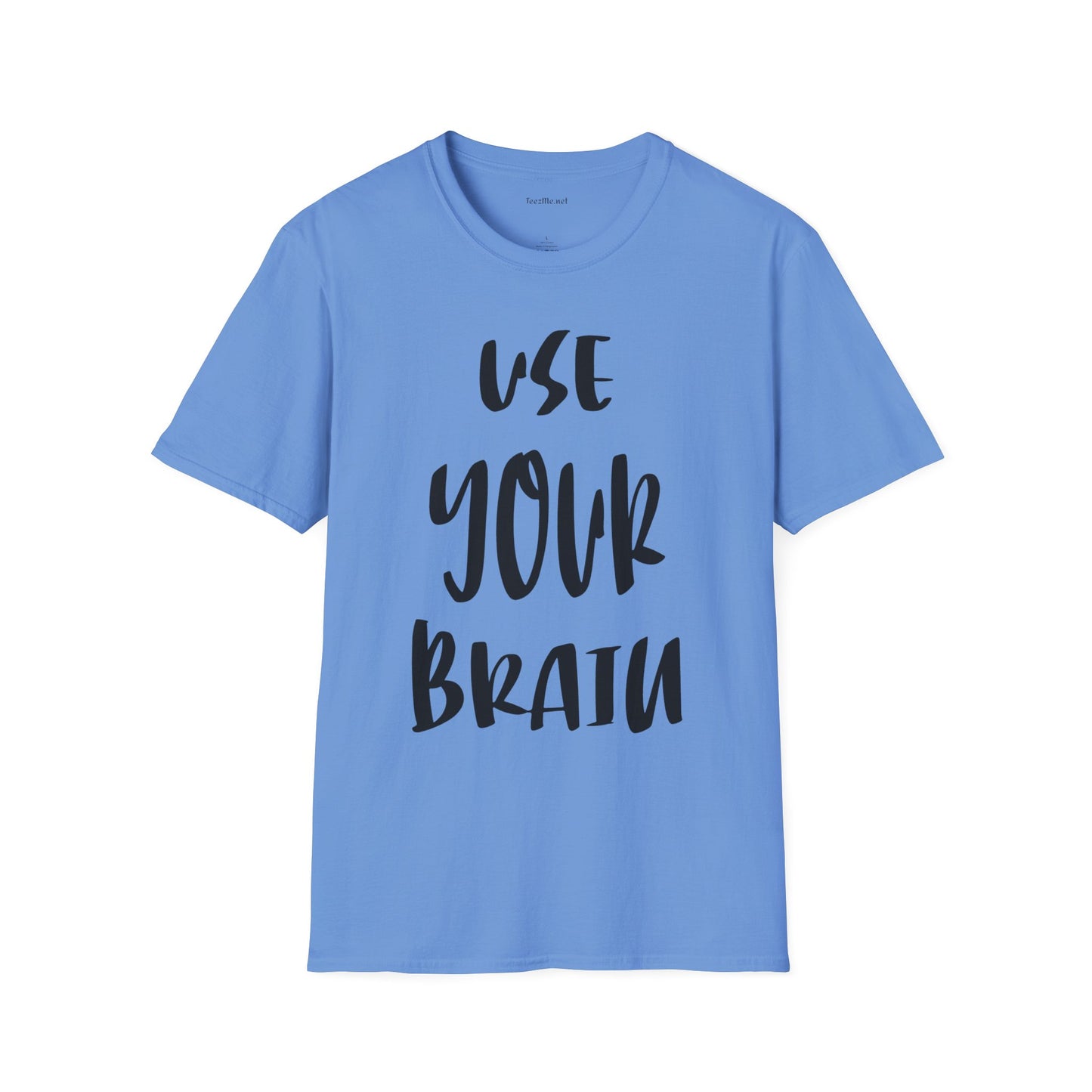 Use Your Brain Unisex Soft Style T-Shirt 100% Cotton Graphic