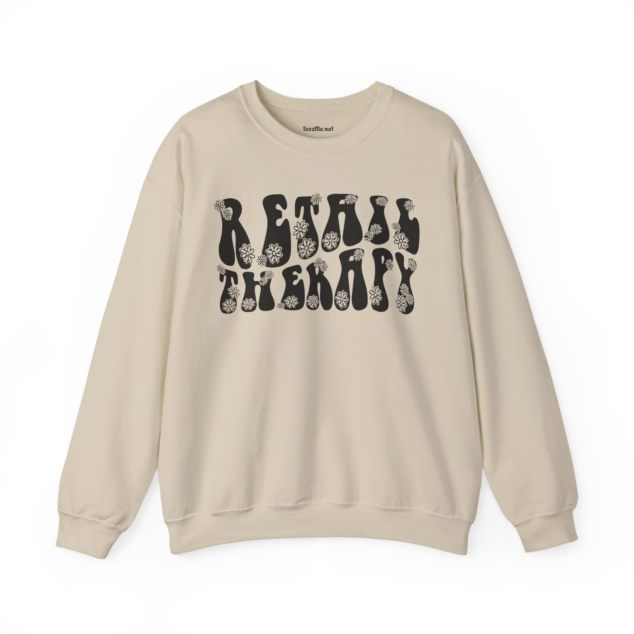 Retail Therapy Retro 01 Unisex Heavy Blend™ Crewneck Sweatshirt Graphic