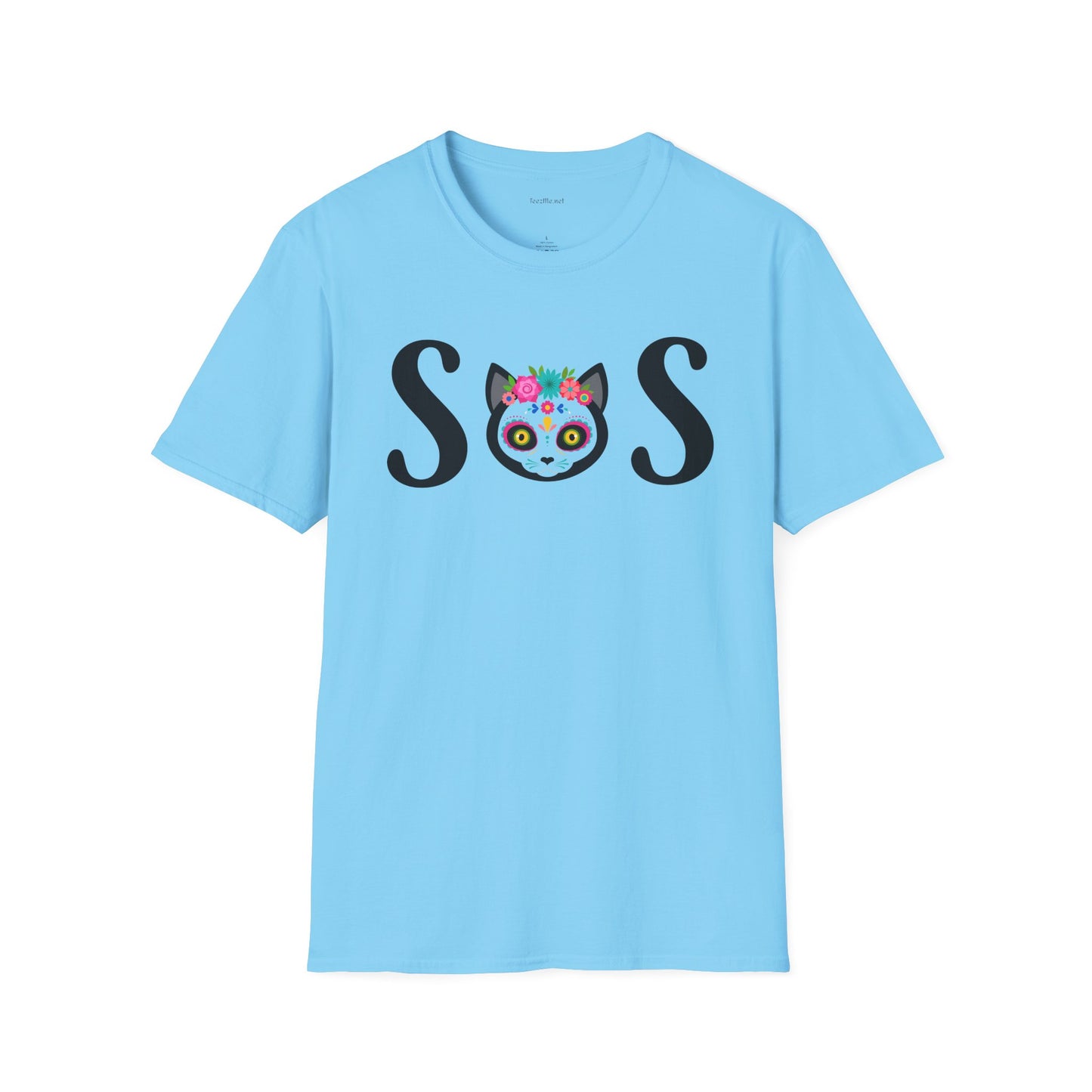S O S - Unisex Softstyle T-Shirt 100% Cotton Graphic