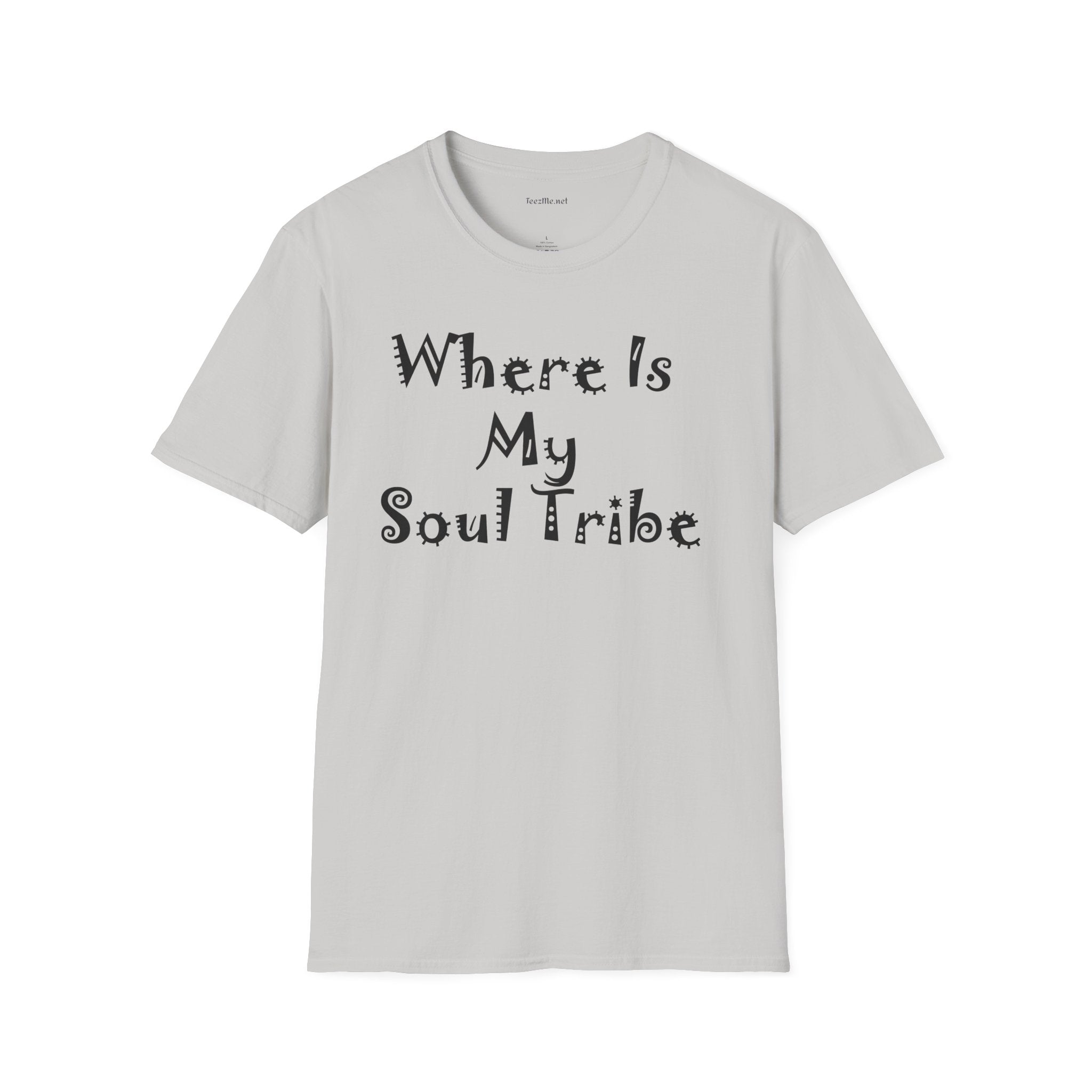 Where Is My Soul Tribe 03 Unisex Soft Style T-Shirt 100% Cotton Graphic