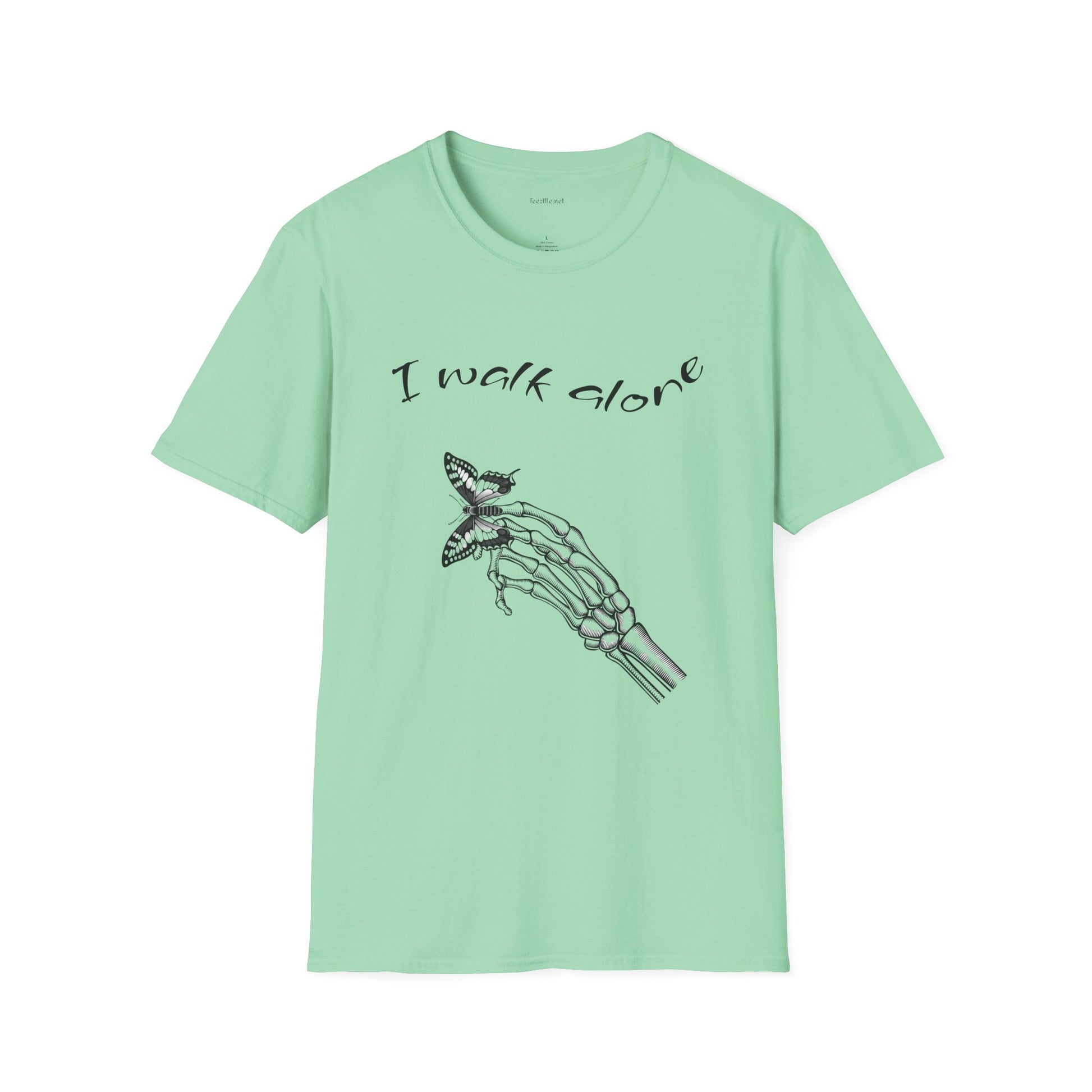 I walk alone - Unisex Softstyle T-Shirt 100% Cotton Graphic