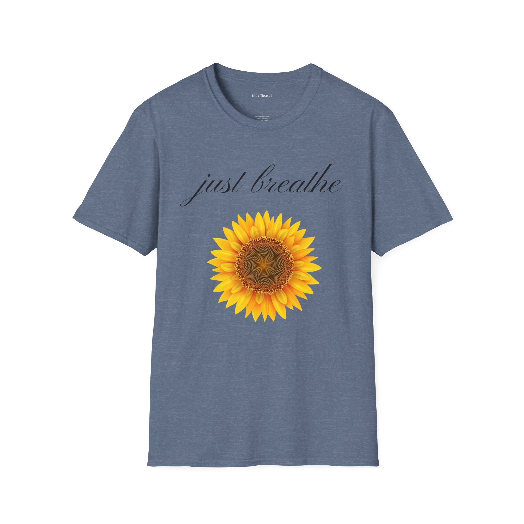 Just breathe - Unisex Softstyle T-Shirt 100% Cotton Graphic