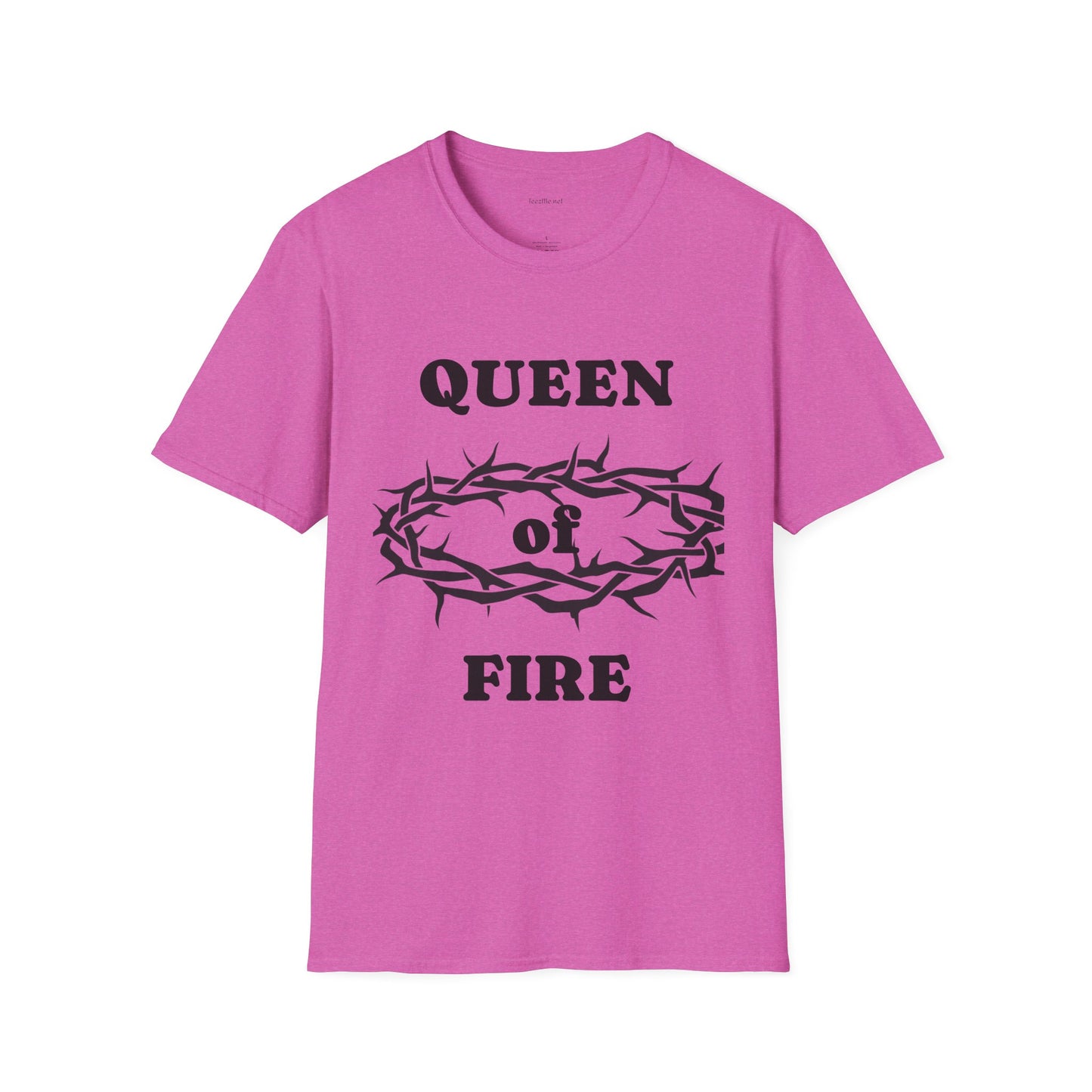 Queen of Fire - Unisex Softstyle T-Shirt 100% Cotton Graphic
