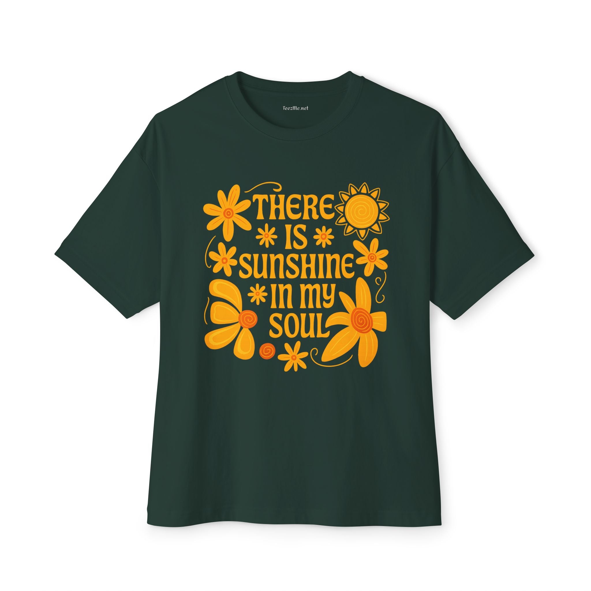 There is Sunshine in My Soul Unisex Oversized Boxy Tee