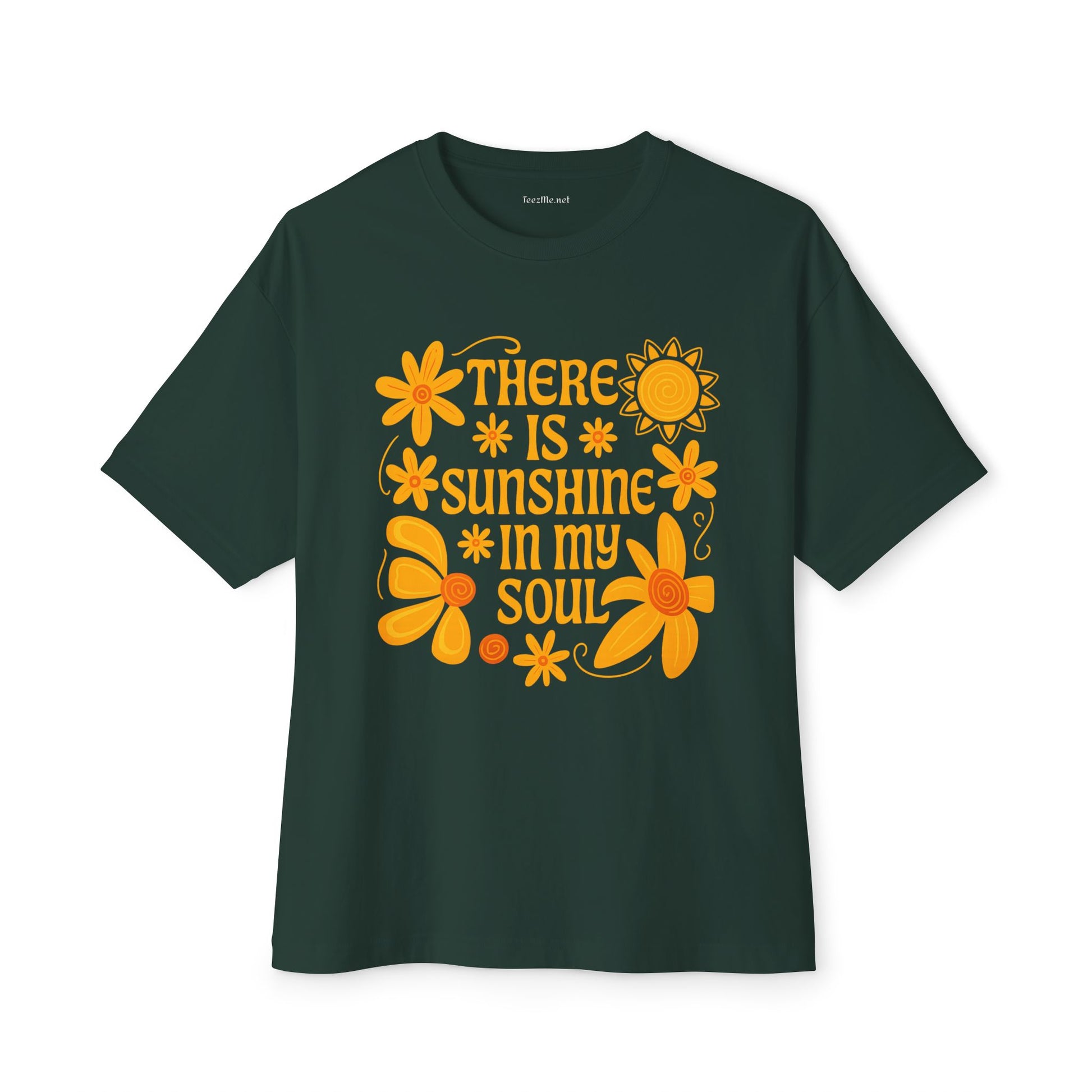 There is Sunshine in My Soul Unisex Oversized Boxy Tee